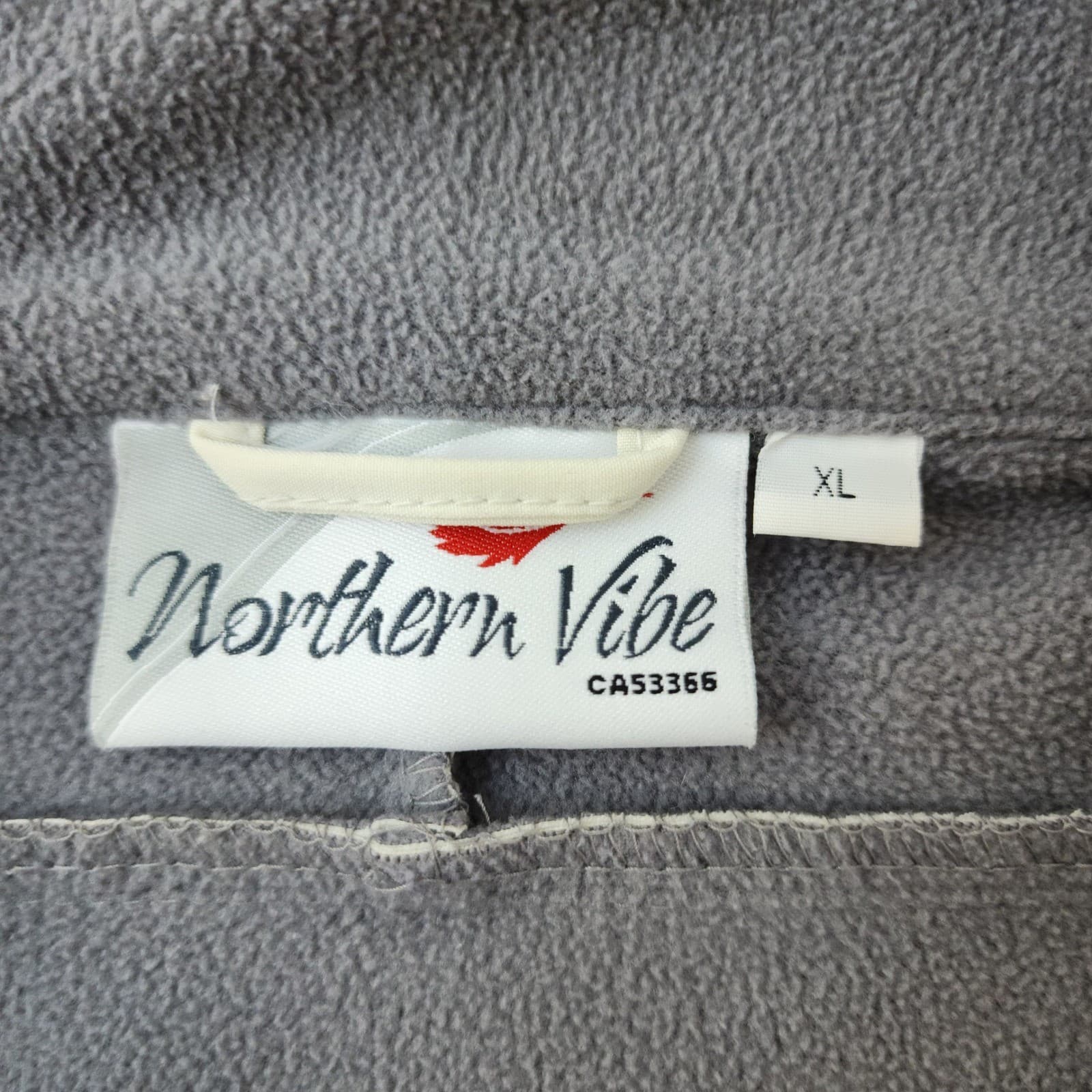 Northern Vibe Whistler Canada Mens XL Softshell Jacket Cream Fleece Lined Zip - Thumbnail 5