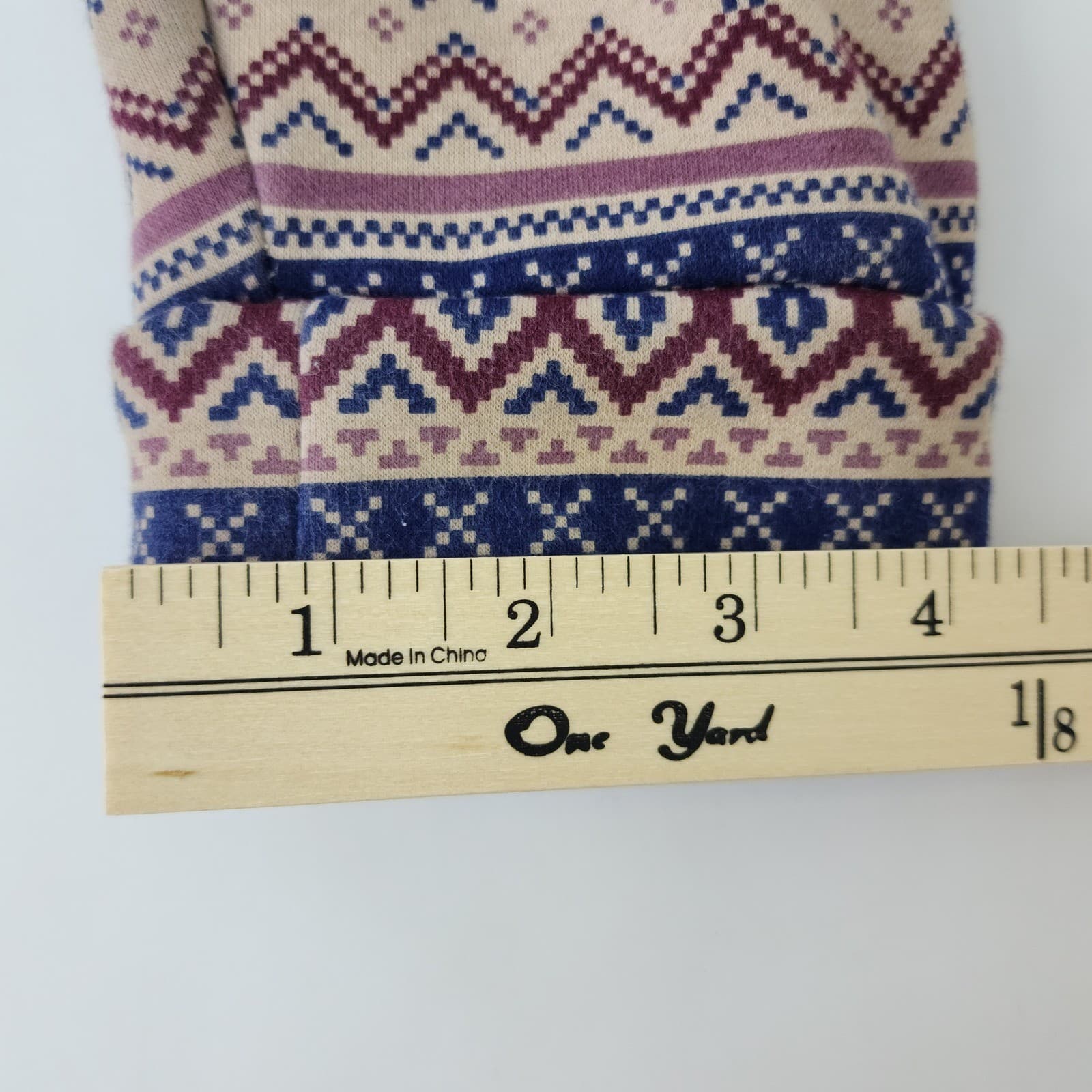 No Boundaries Fair Isle Knit Sleeve Hooded Denim Jacket Blue Wash - Thumbnail 7