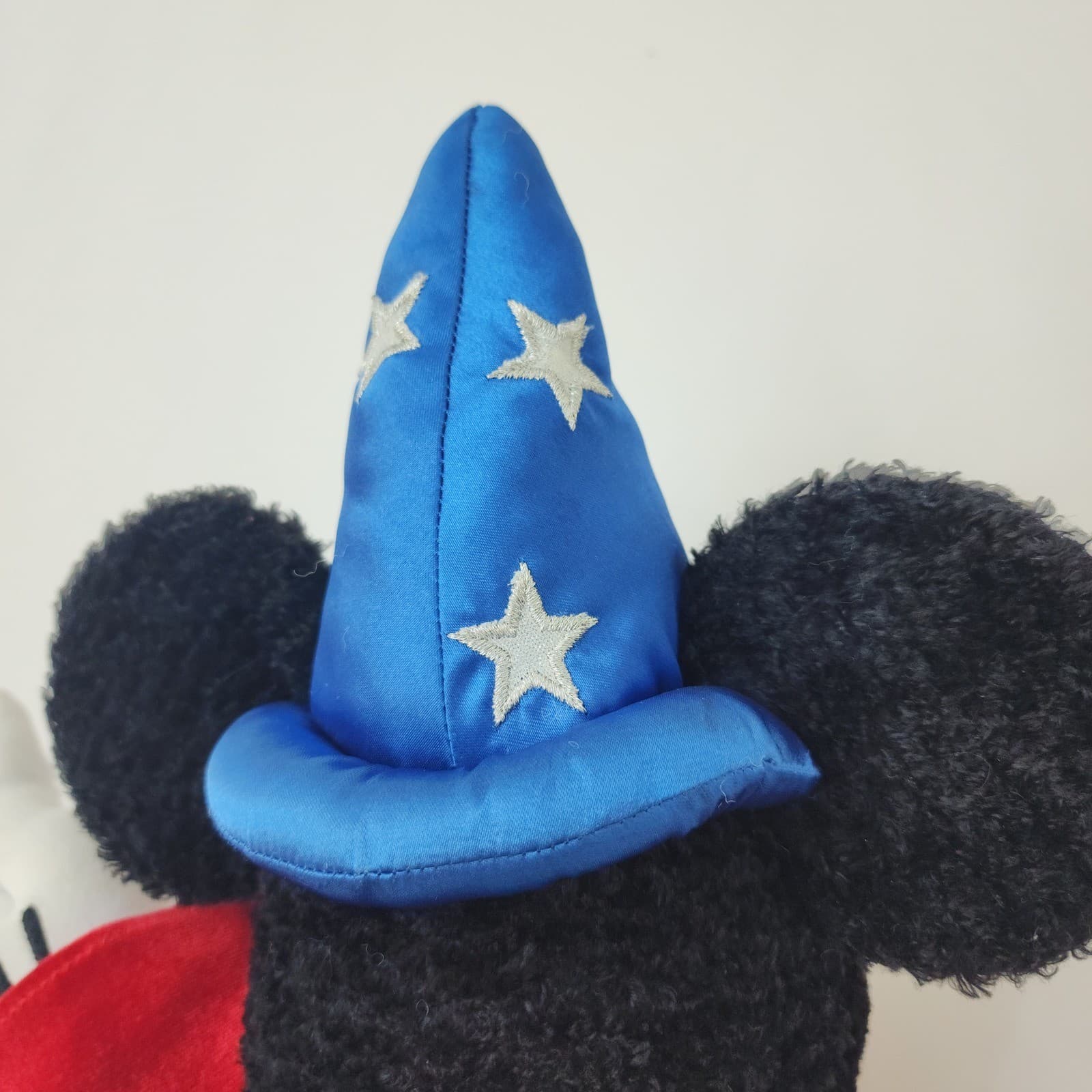 Disney Parks Sorcerer Mickey Mouse Plush Fantasia Wizard Red Robe 22 Inch Large - Thumbnail 6