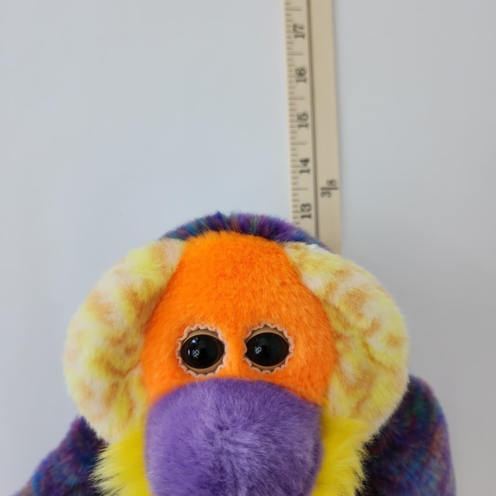 Ty Beanie Buddies Orangutan Plush Multi-Color Tie-Dye Monkey Stuffed Animal 13" - Thumbnail 7