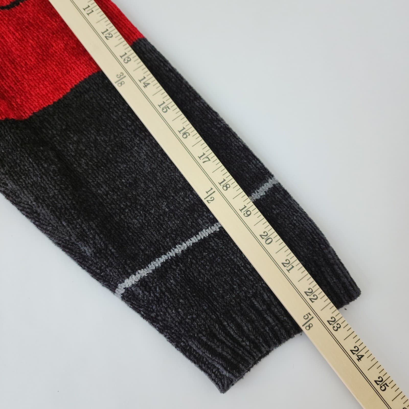 Alfred Dunner Woman Chenille Colorblock Sweater Red White Blue Mock Neck 1X - Thumbnail 5