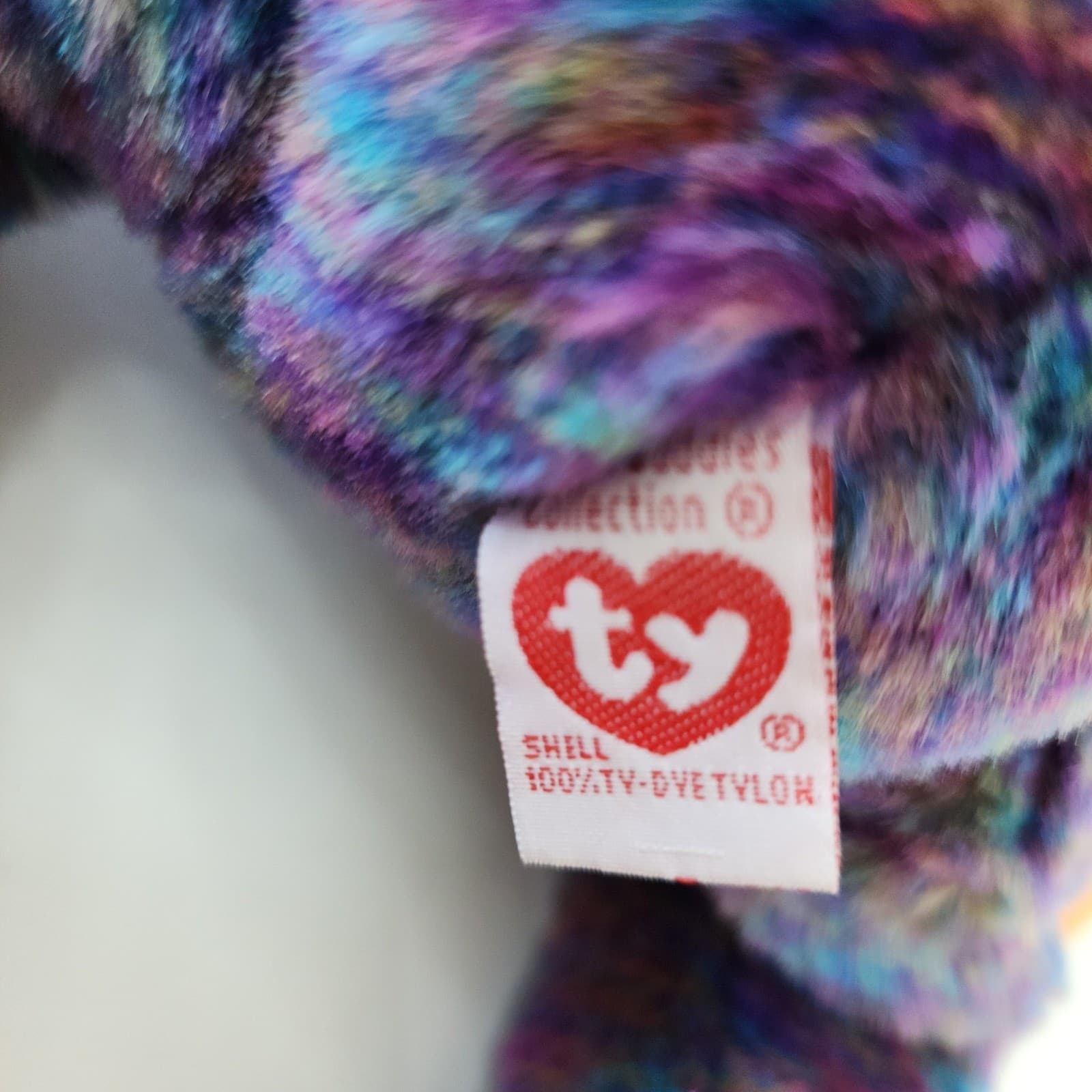 Ty Beanie Buddies Orangutan Plush Multi-Color Tie-Dye Monkey Stuffed Animal 13" - Thumbnail 4