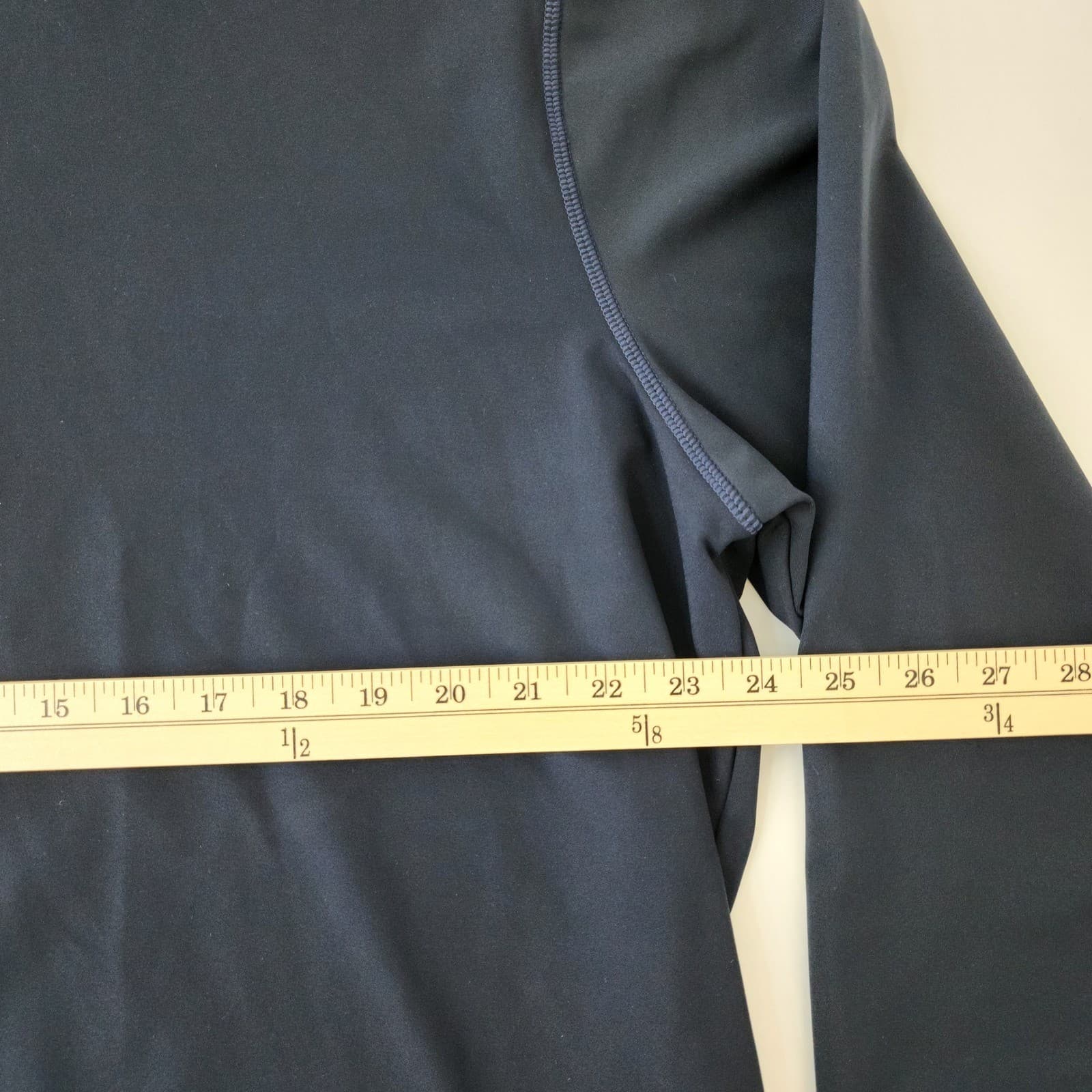 32 Degrees Heat Mens XL Navy Blue Quarter Zip Pullover Long Sleeve Base Layer - Thumbnail 4