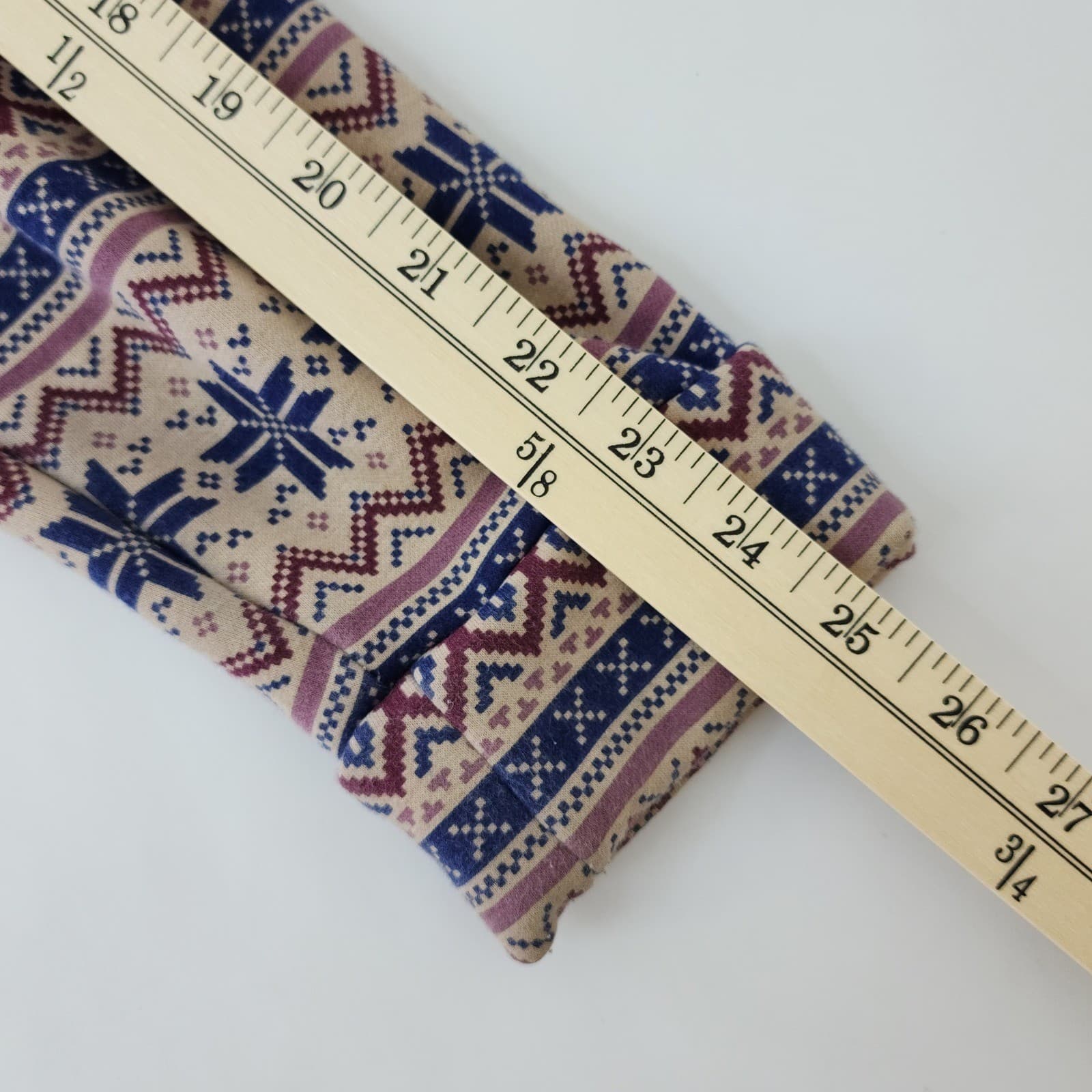No Boundaries Fair Isle Knit Sleeve Hooded Denim Jacket Blue Wash - Thumbnail 6