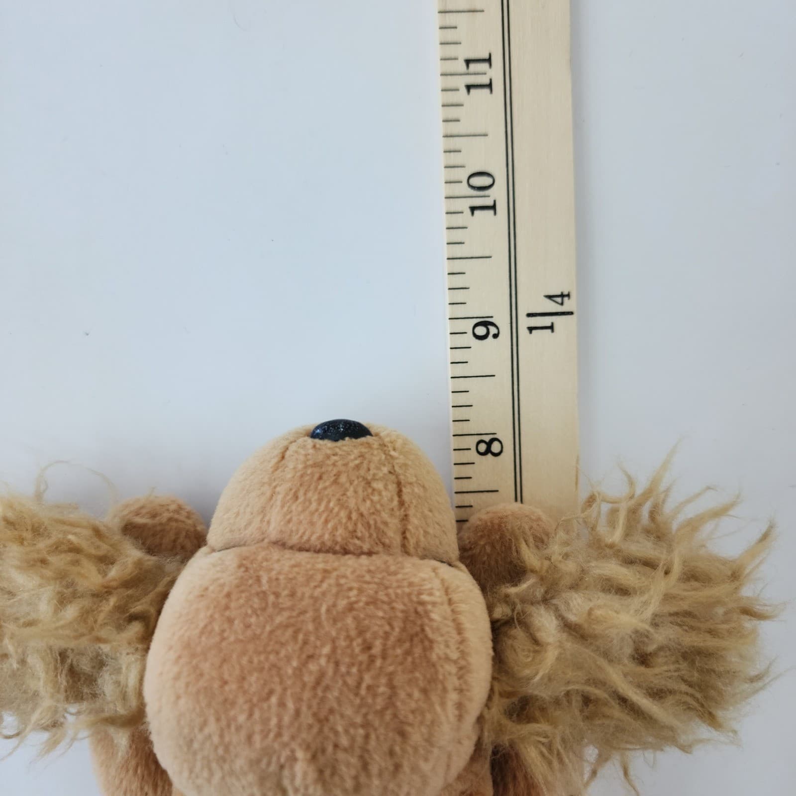 Ty Beanie Babies Spunky Cocker Spaniel Dog Plush Tan Brown 1997 Vintage Toy A65 - Thumbnail 5