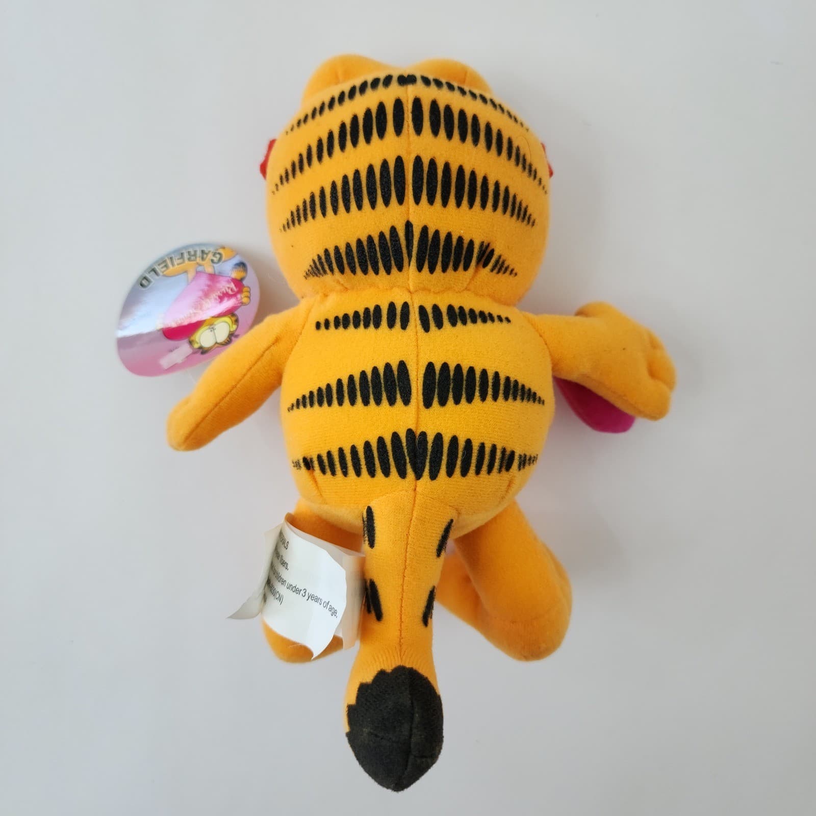 Garfield Russell Stover Valentine Plush Heart Glasses Orange Cat Stuffed Animal - Thumbnail 2