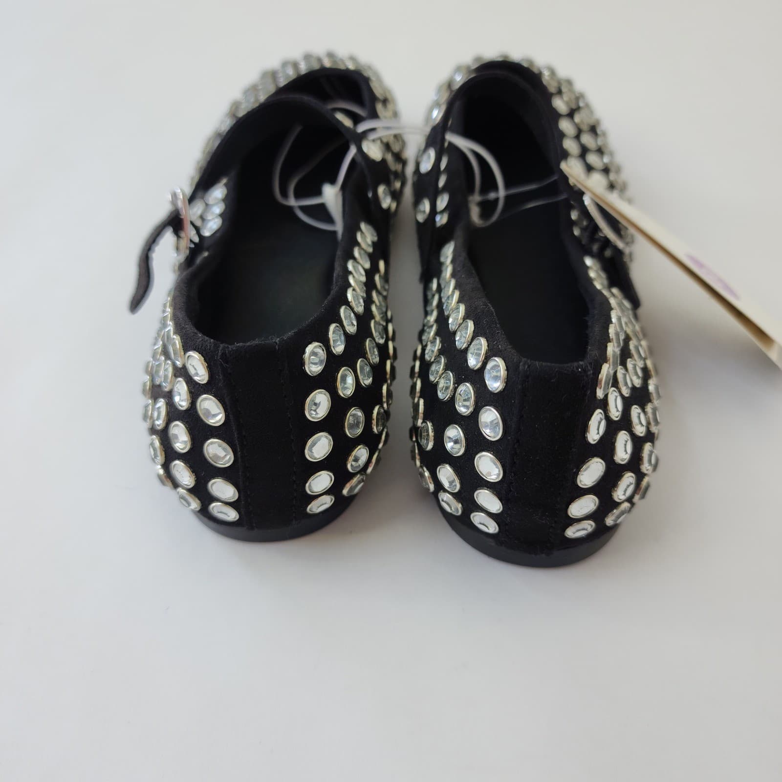 A New Day Issa Rhinestone Mary Jane Ballets Flats Black Shoes 6.5 NEW - Thumbnail 4