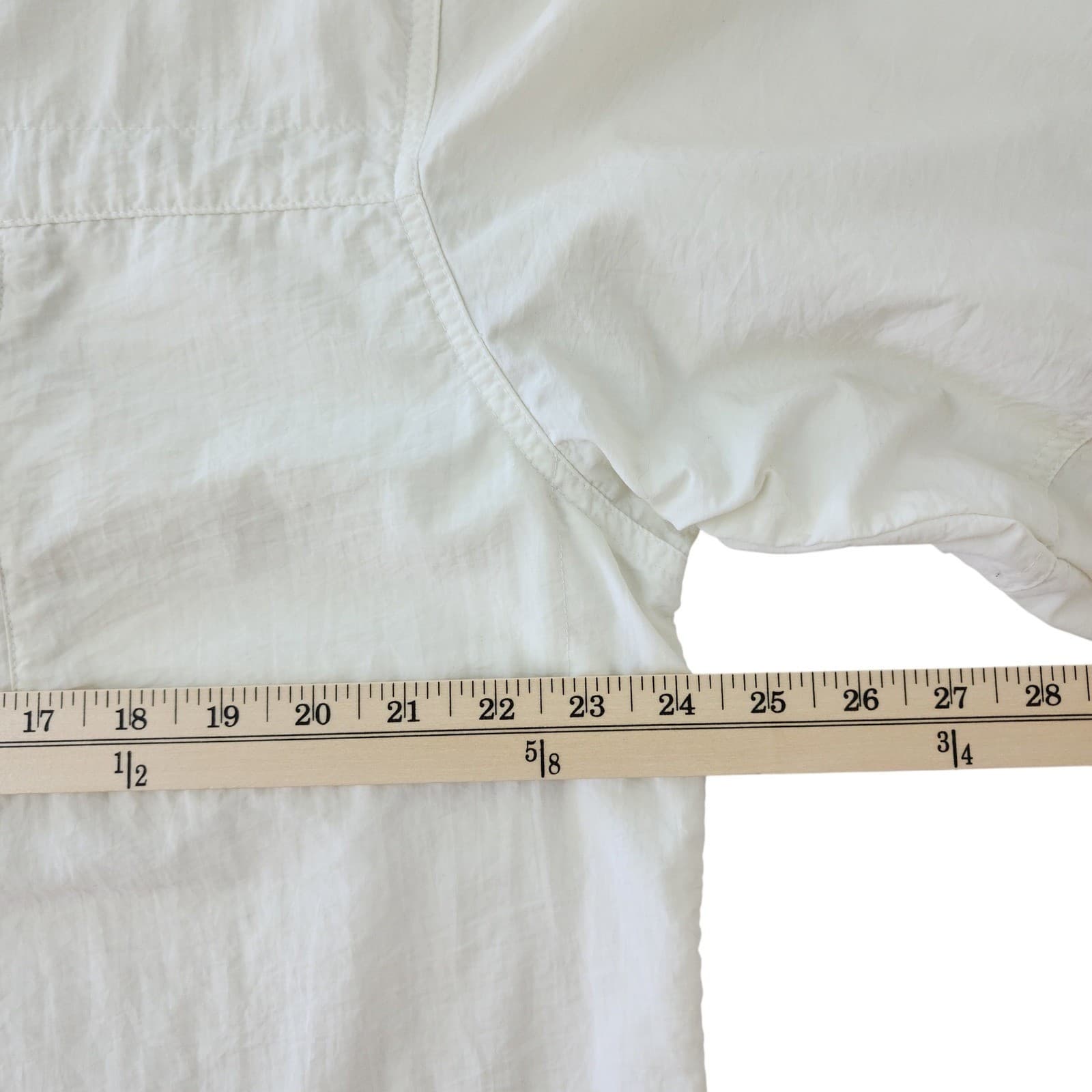 White Sierra Men's White vented fishing Long Sleeve pearl snap Shirt - Thumbnail 3