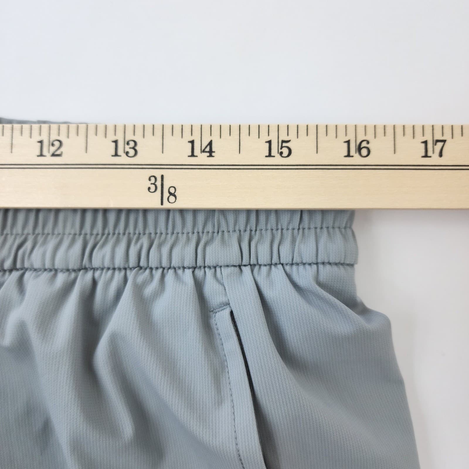 Xersion Mens Train Knit Shorts Monument Gray Size M Elastic Waist NWT - Thumbnail 4