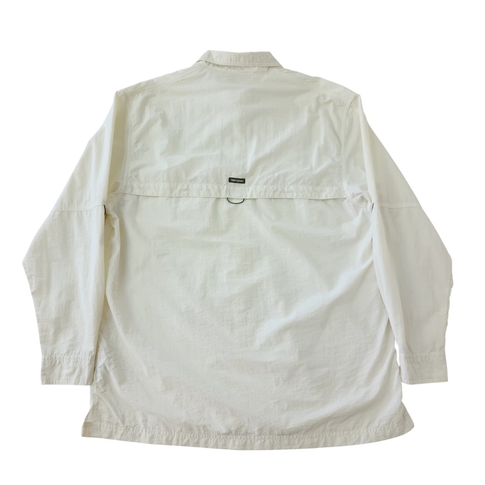 White Sierra Men's White vented fishing Long Sleeve pearl snap Shirt - Thumbnail 9