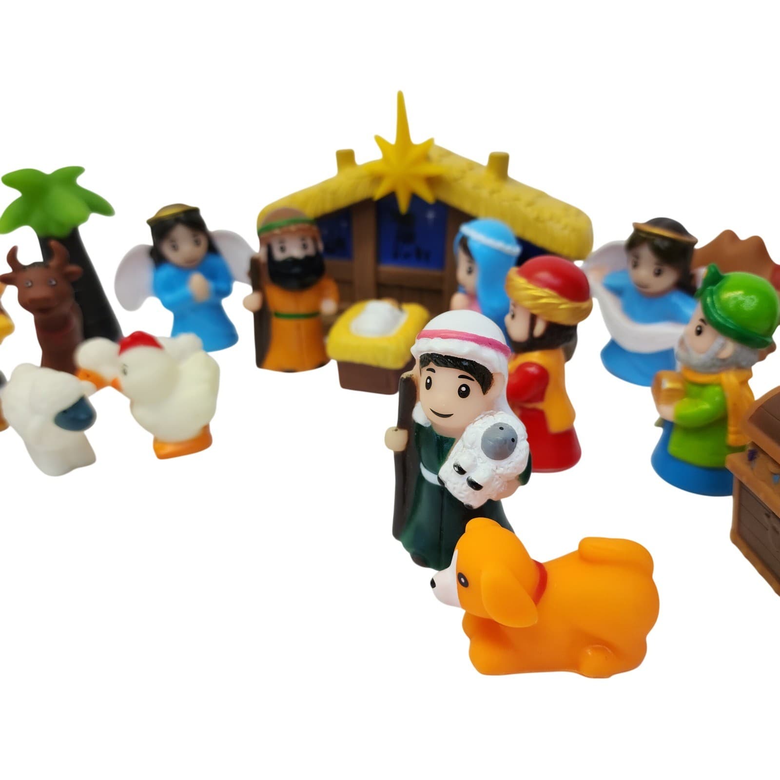 Fisher Price Little People Christmas Nativity 22 pieces Set Figures
