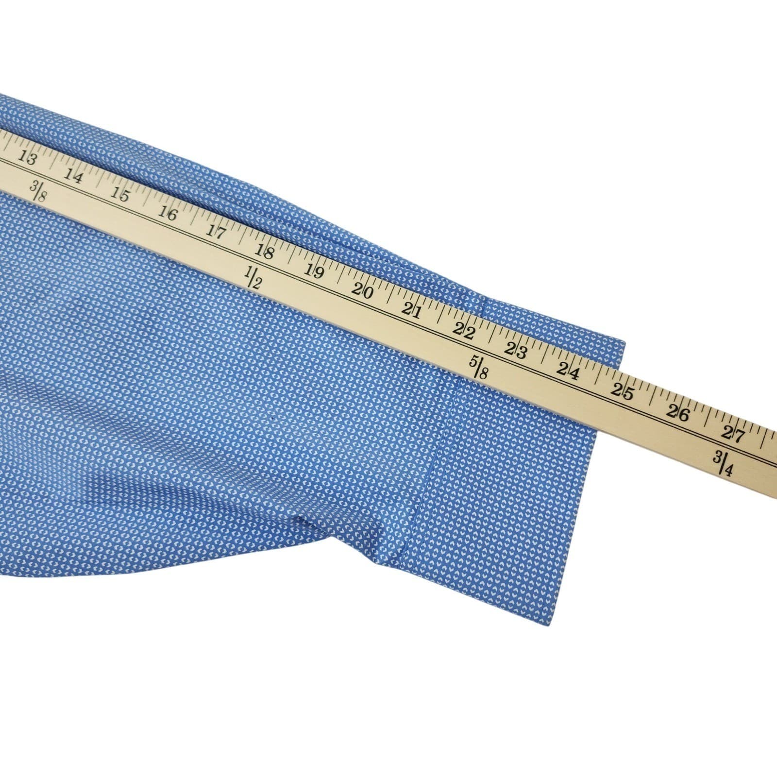 Van Heusen Flex Big Fit Men's Dress Shirt Blu Long Sleeve 4XL NWT - Thumbnail 6