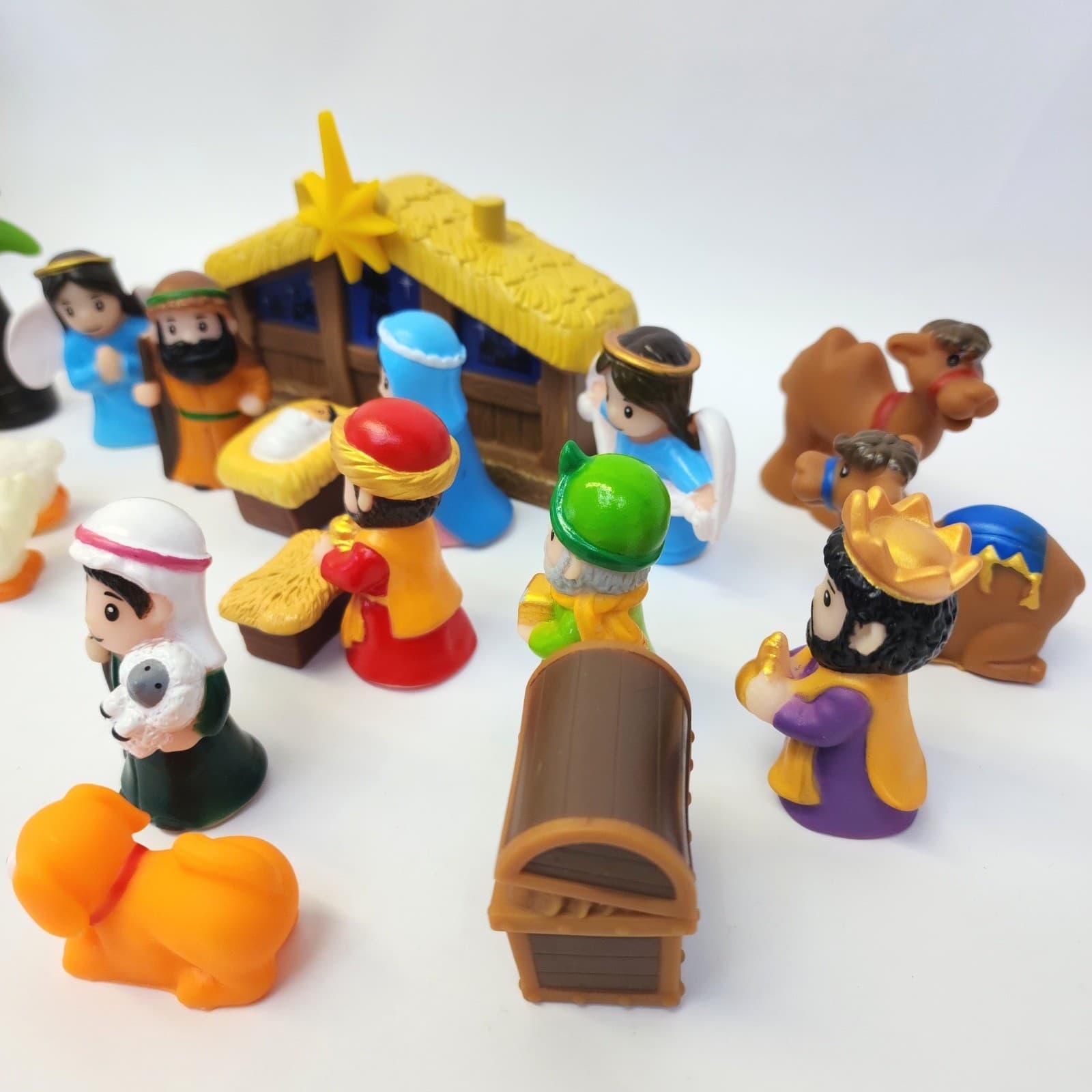Fisher Price Little People Christmas Nativity 22 pieces Set Figures - Thumbnail 5
