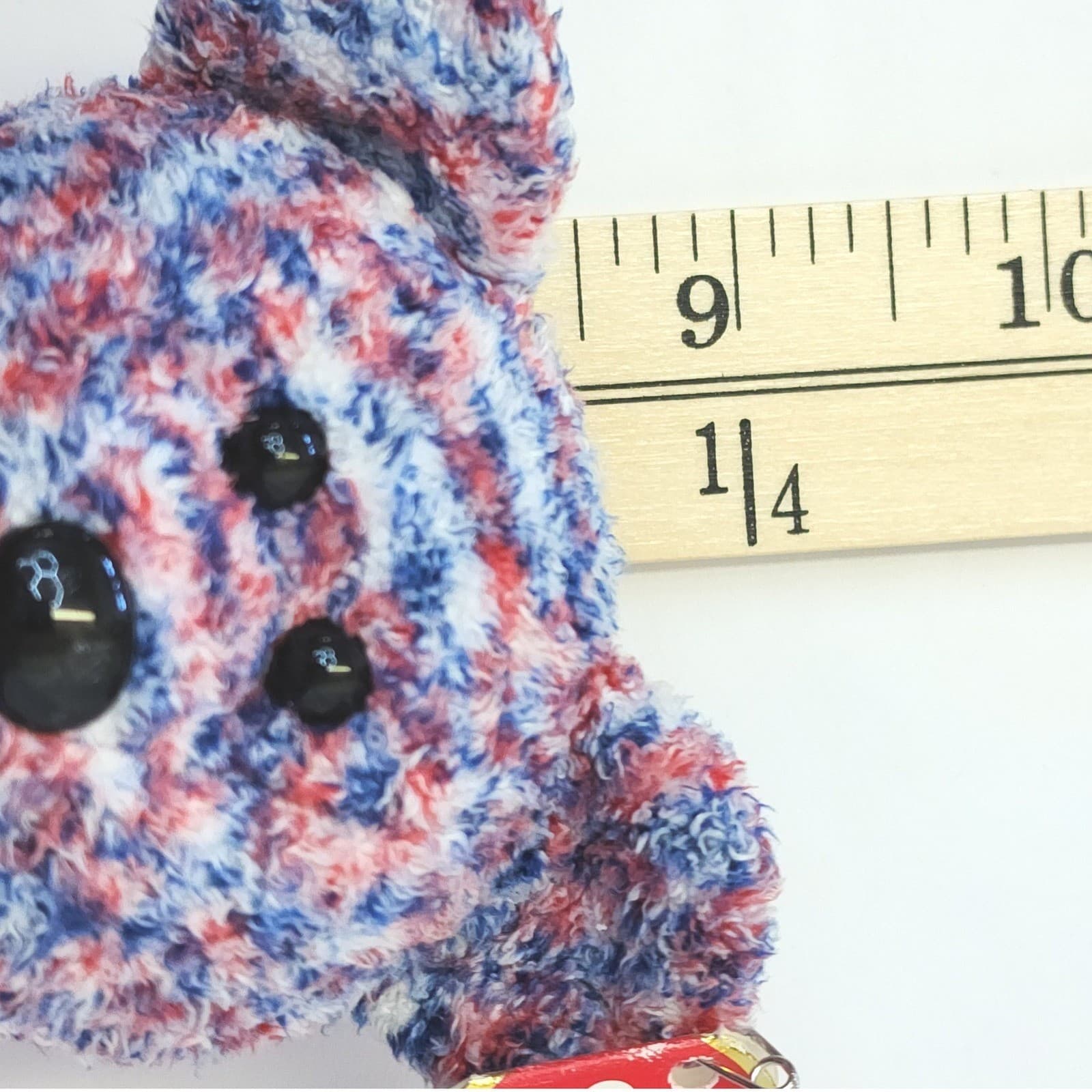 Ty Beanie Baby USA the Bear Red White Blue Patriotic Plush 2000 Collectible 8.5" - Thumbnail 6
