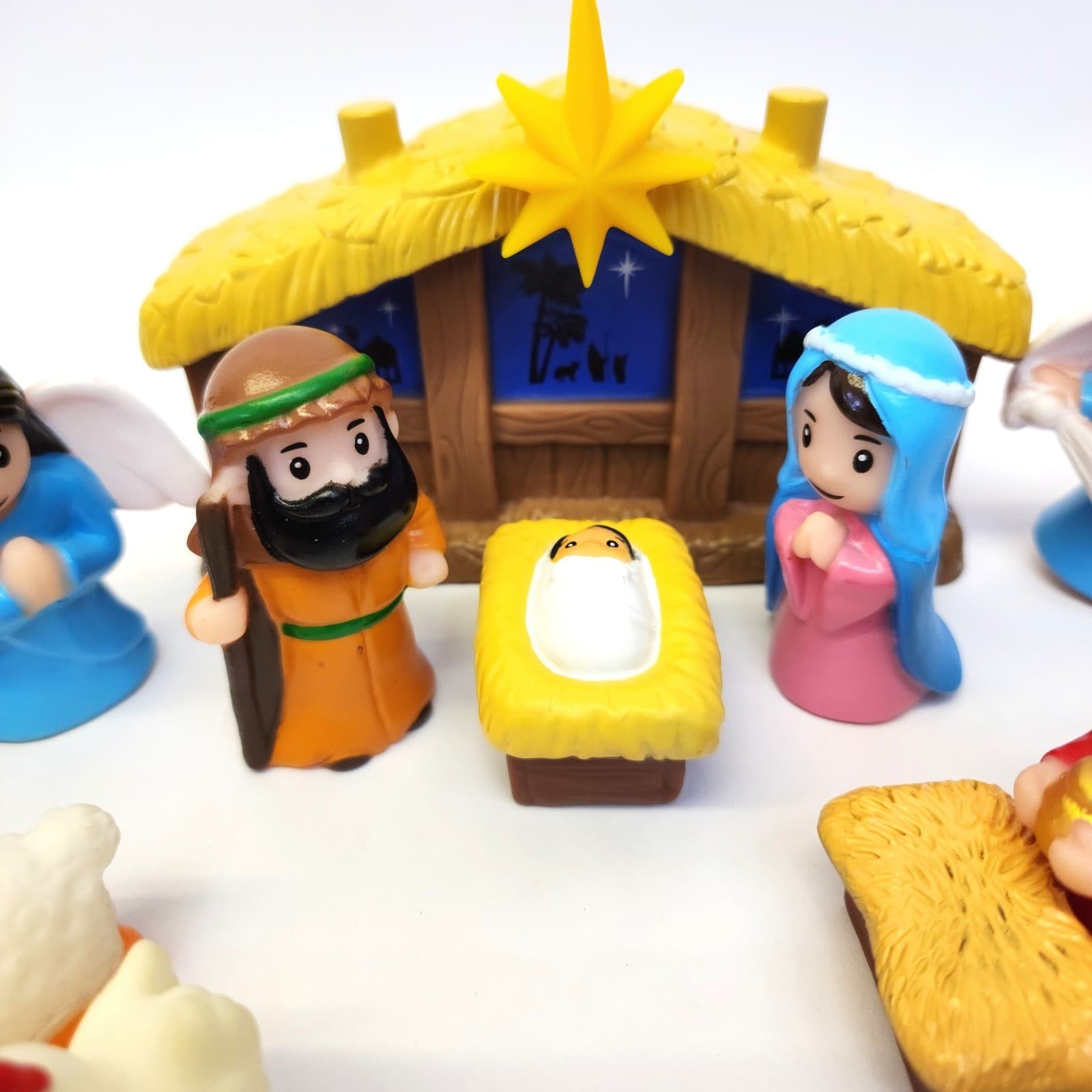 Fisher Price Little People Christmas Nativity 22 pieces Set Figures - Thumbnail 3