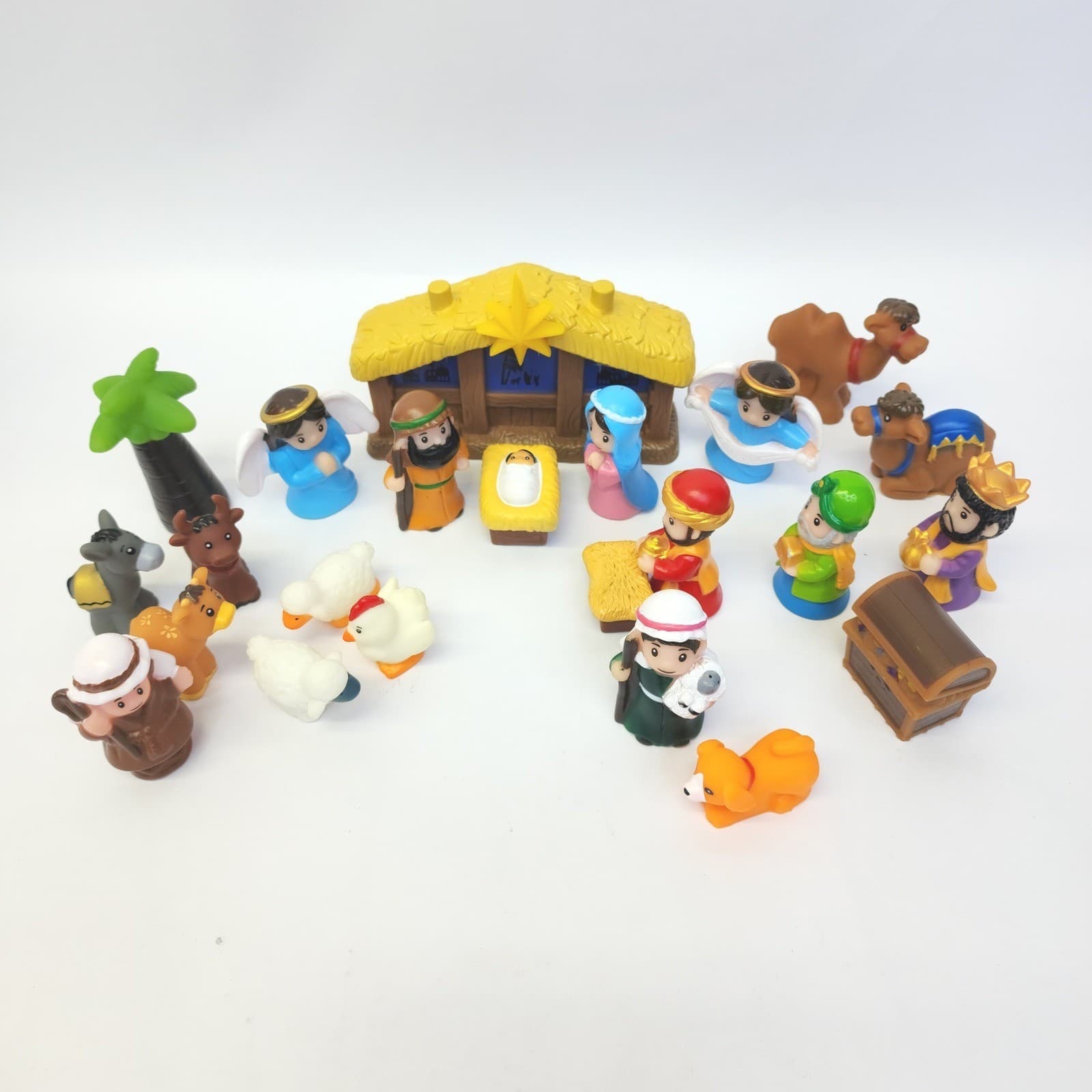 Fisher Price Little People Christmas Nativity 22 pieces Set Figures - Thumbnail 2