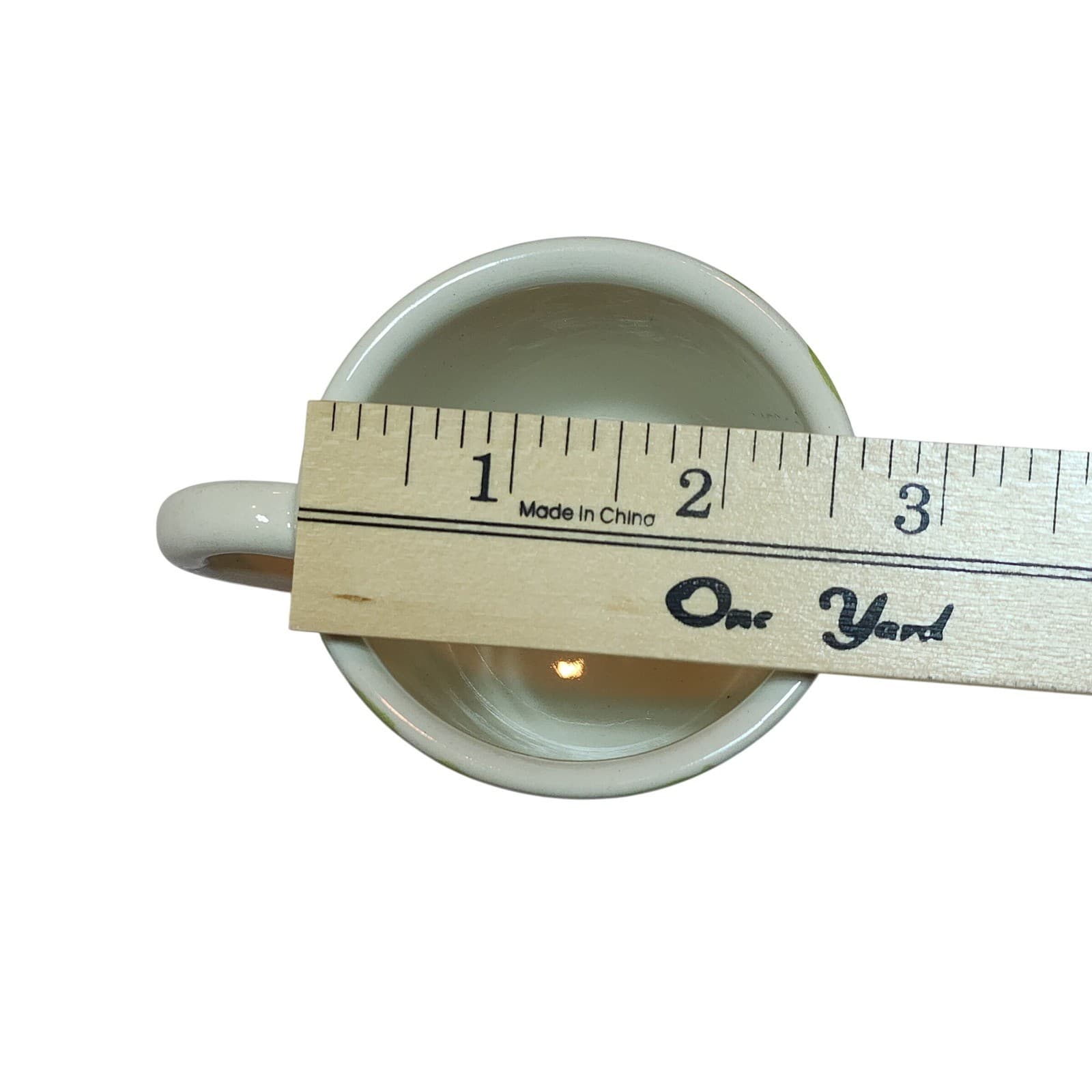Ceramicas Renacer Providencia Espresso Cup Saucer Set 4pc Colombia Floral Cerami - Thumbnail 6