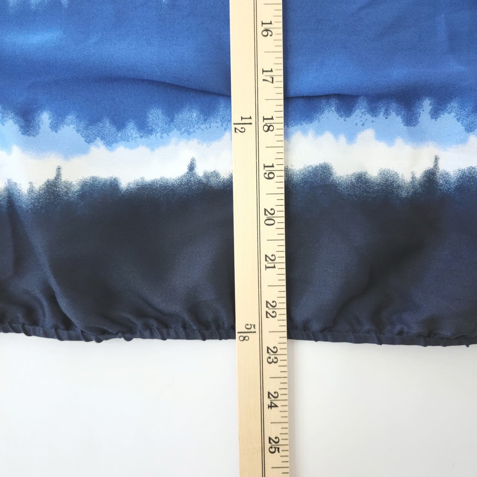 Converse One Star Women's Large Blue Tie Dye Stripe Dolman Sleeve Blouse - Thumbnail 2