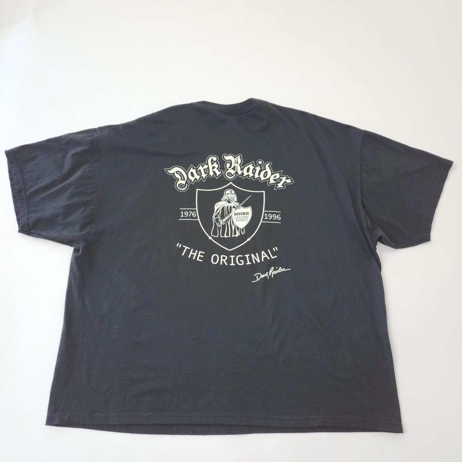 Oakland Raiders Tim Brown Touchdown 81 Dark Raider T-Shirt Black 3XL Port - Thumbnail 2