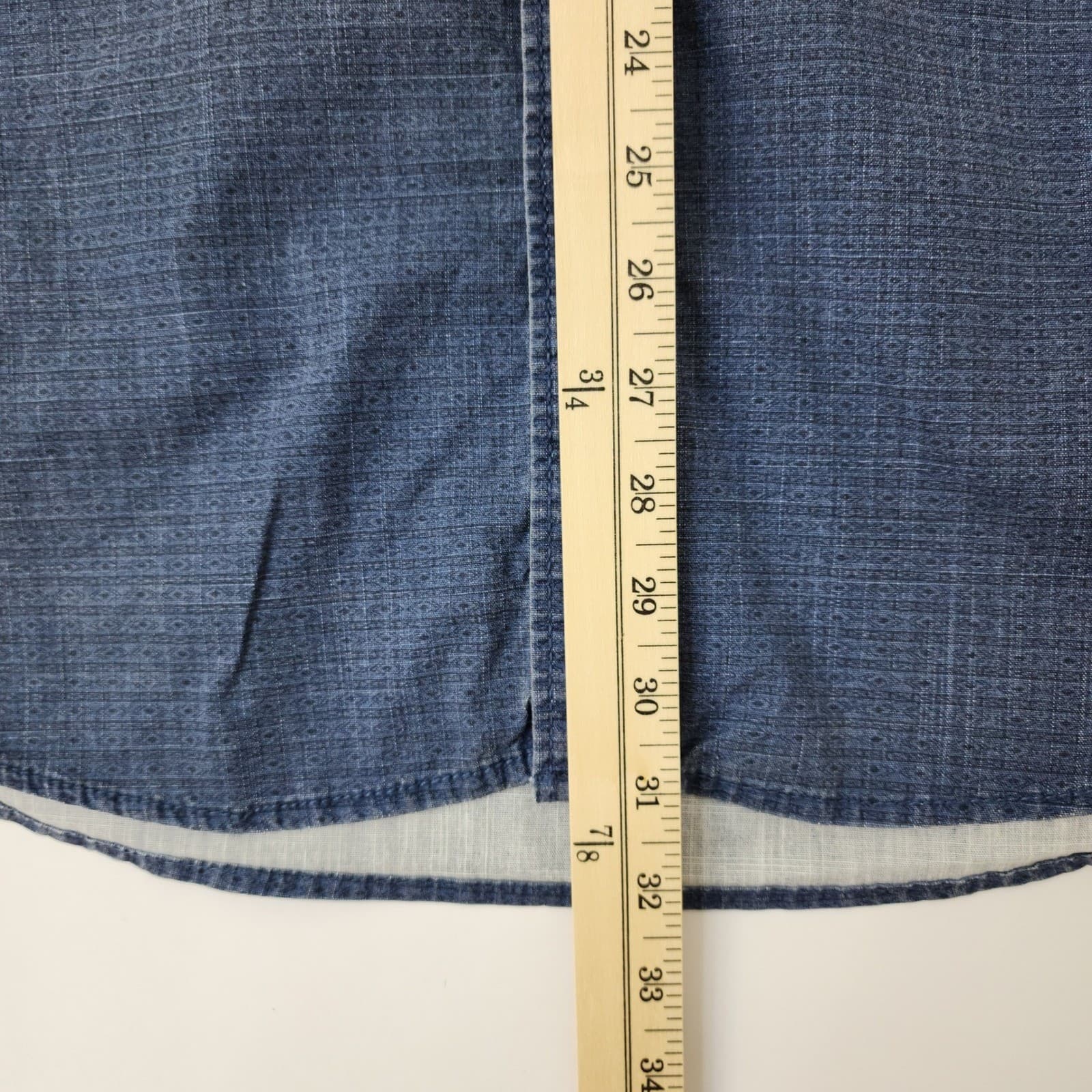 Northwest Territory Mens Blue Short Sleeve Button Down Shirt Large Pockets L - Thumbnail 4