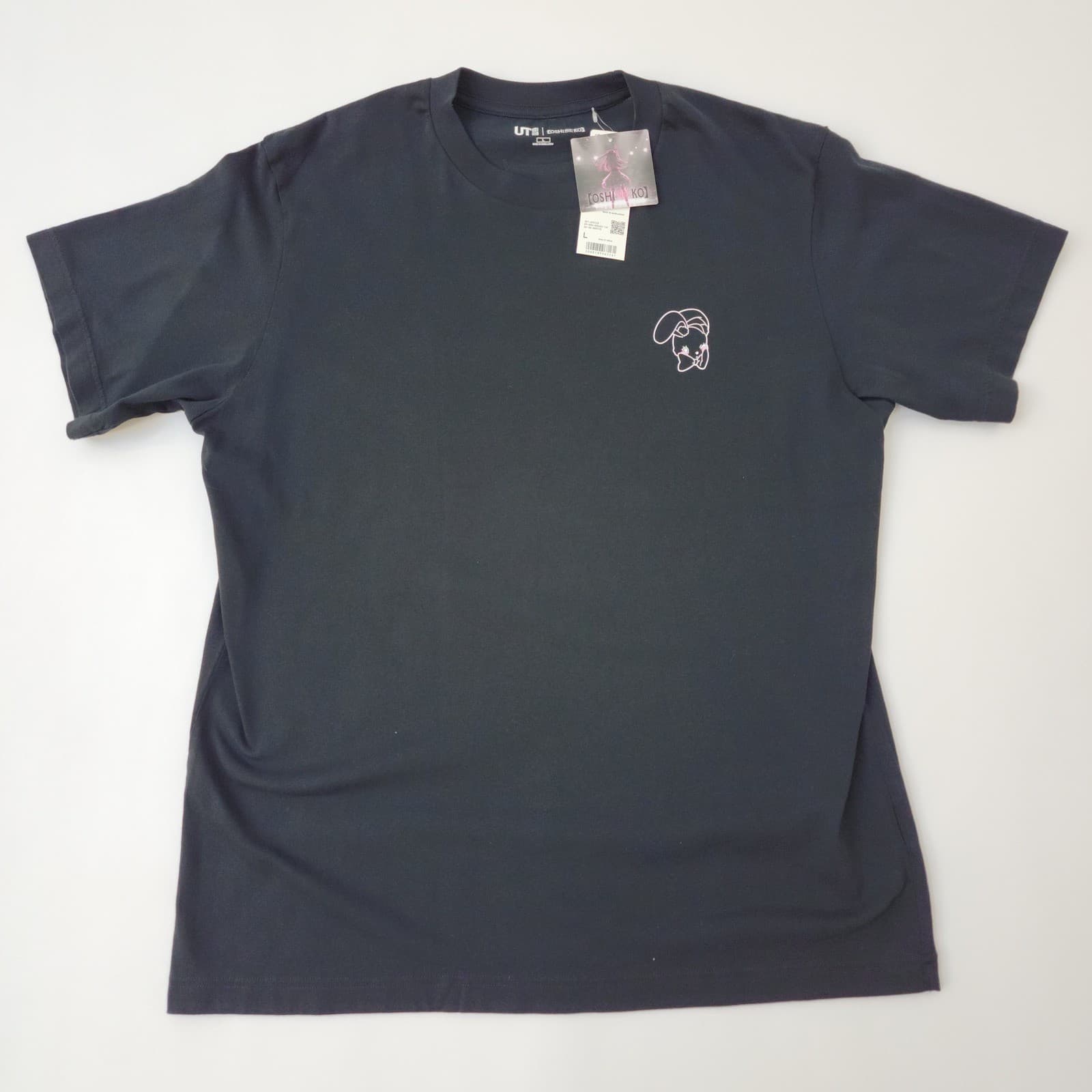 Uniqlo UT Oshi No Ko Anime Graphic T-Shirt Black Mens Large 473122 NEW