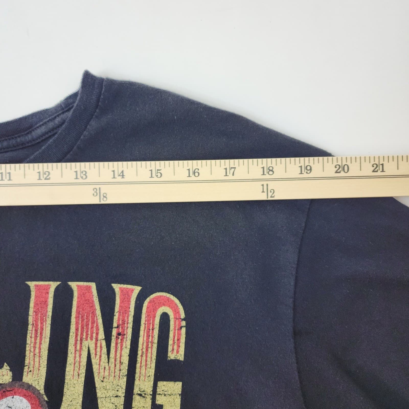 The Rolling Stones Graphic T-Shirt Mens Large Black Tongue Logo Rock Band Tee - Thumbnail 8