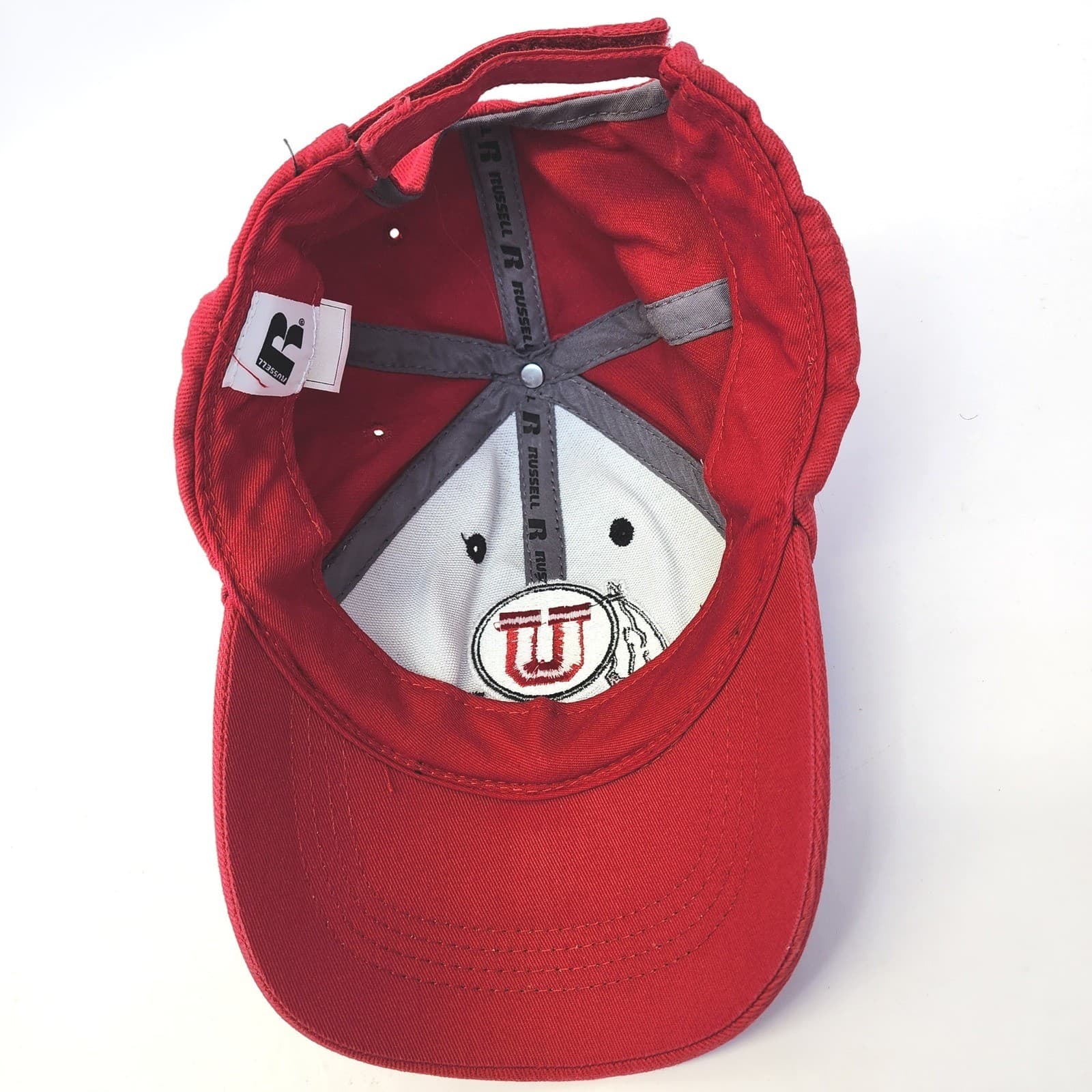 Russell Athletic Utah Utes Hat Mens Red Black Adjustable Baseball Cap NCAA - Thumbnail 5
