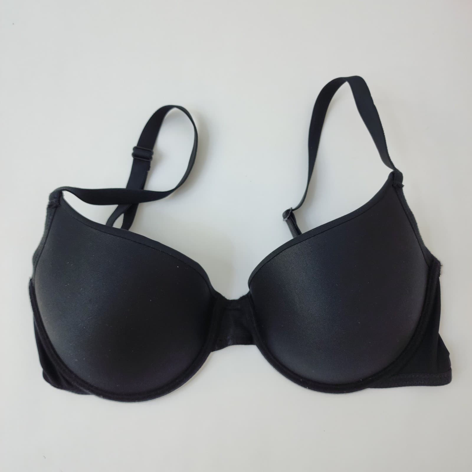 Juicy Couture 3 Pack T-Shirt Bras 36D Black Coral Grey Logo JC7807 NWT - Thumbnail 4