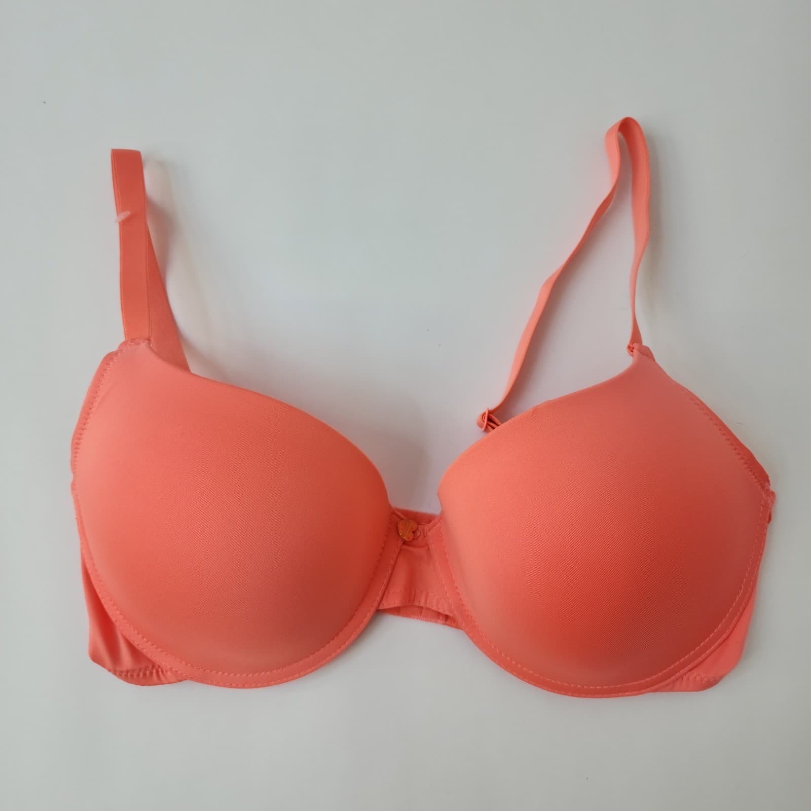 Juicy Couture 3 Pack T-Shirt Bras 36D Black Coral Grey Logo JC7807 NWT - Thumbnail 3