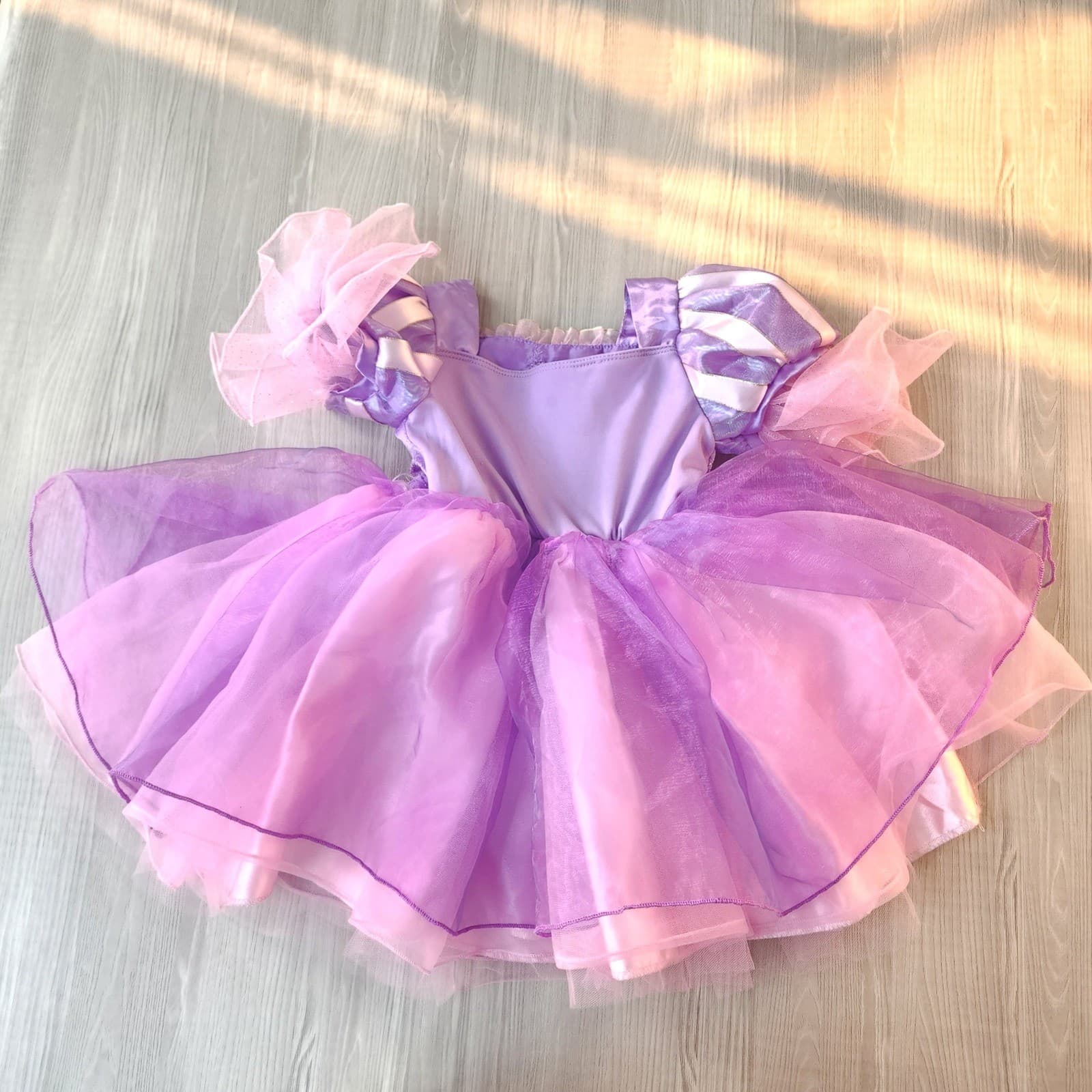 Disney Baby girl Rapunzel Dress up Costume Purple Pink 12-18 M Disney Store - Thumbnail 2