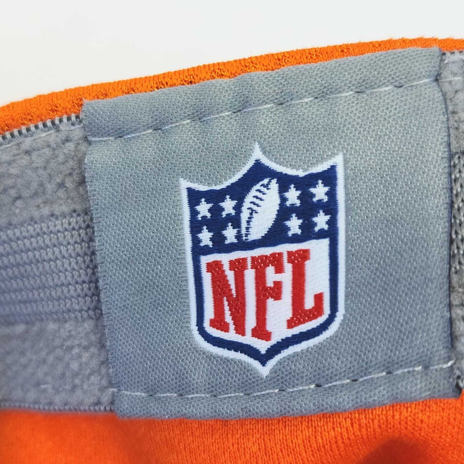 New Era Denver Broncos NFL 39THIRTY Stretch Fit Hat Orange White Small Medium - Thumbnail 6