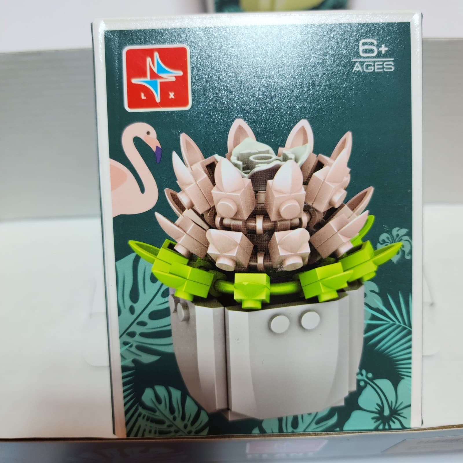 Liangxing LX.A524 Plant Pot Plants Series Building Blocks Succulent Set 6 Pack - Thumbnail 8