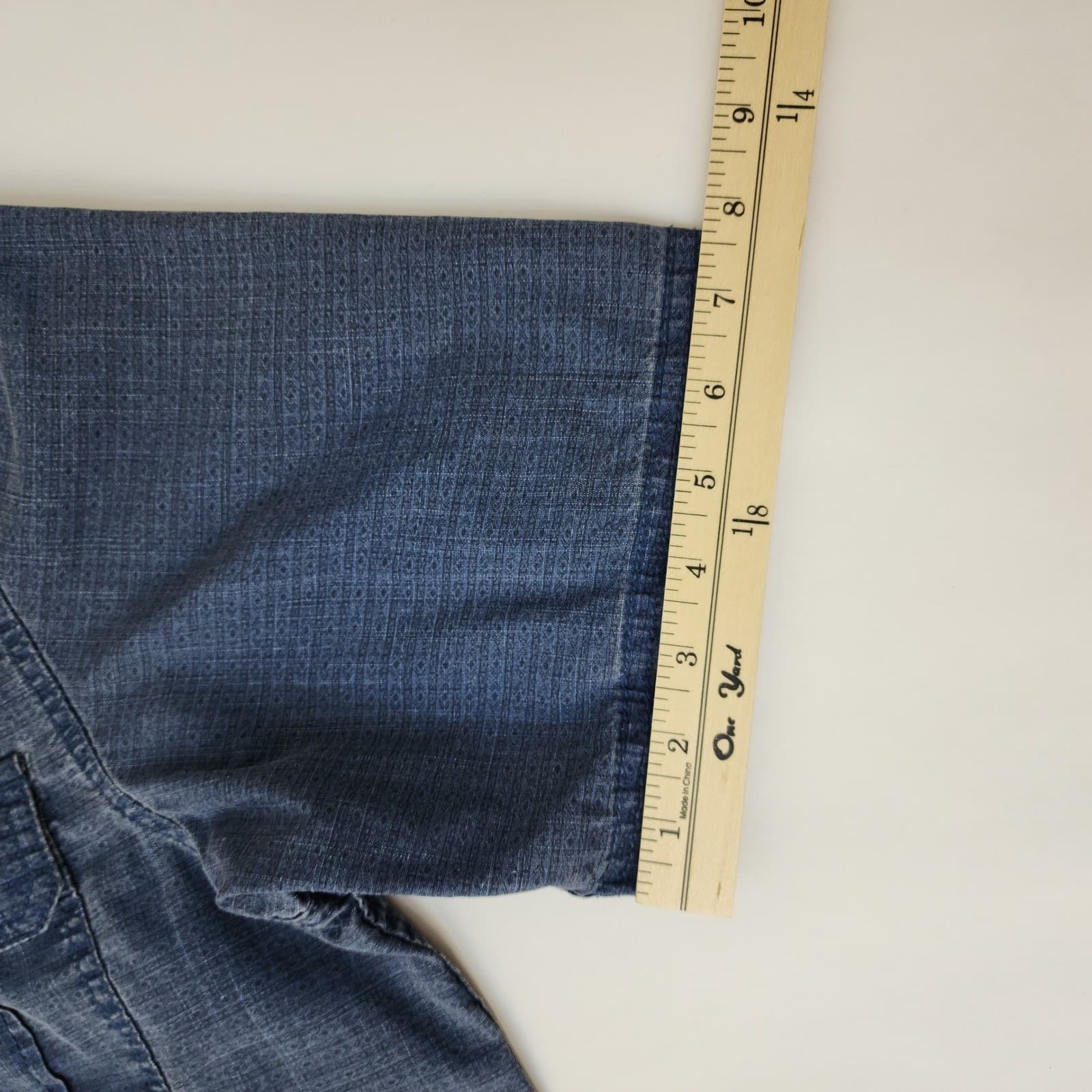Northwest Territory Mens Blue Short Sleeve Button Down Shirt Large Pockets L - Thumbnail 8
