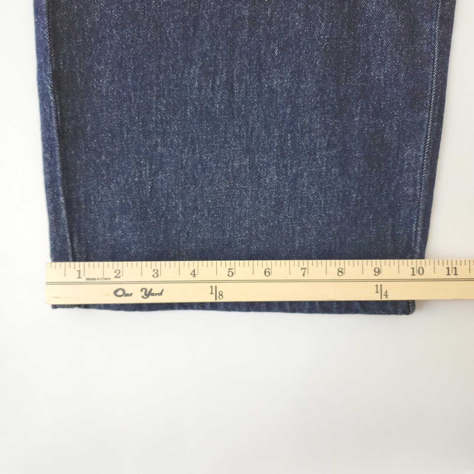 Time and Tru Womens Relaxed Fit Utility Trouser Jeans Rinse Wash Blue Size 14 - Thumbnail 4