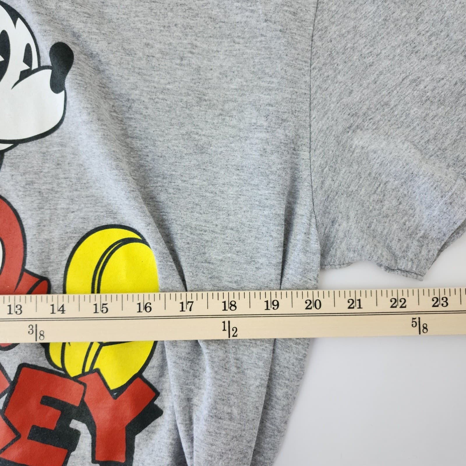 Disney Mickey Mouse Graphic T-Shirt Mens Large Gray Short Sleeve Crew Neck Tee - Thumbnail 7