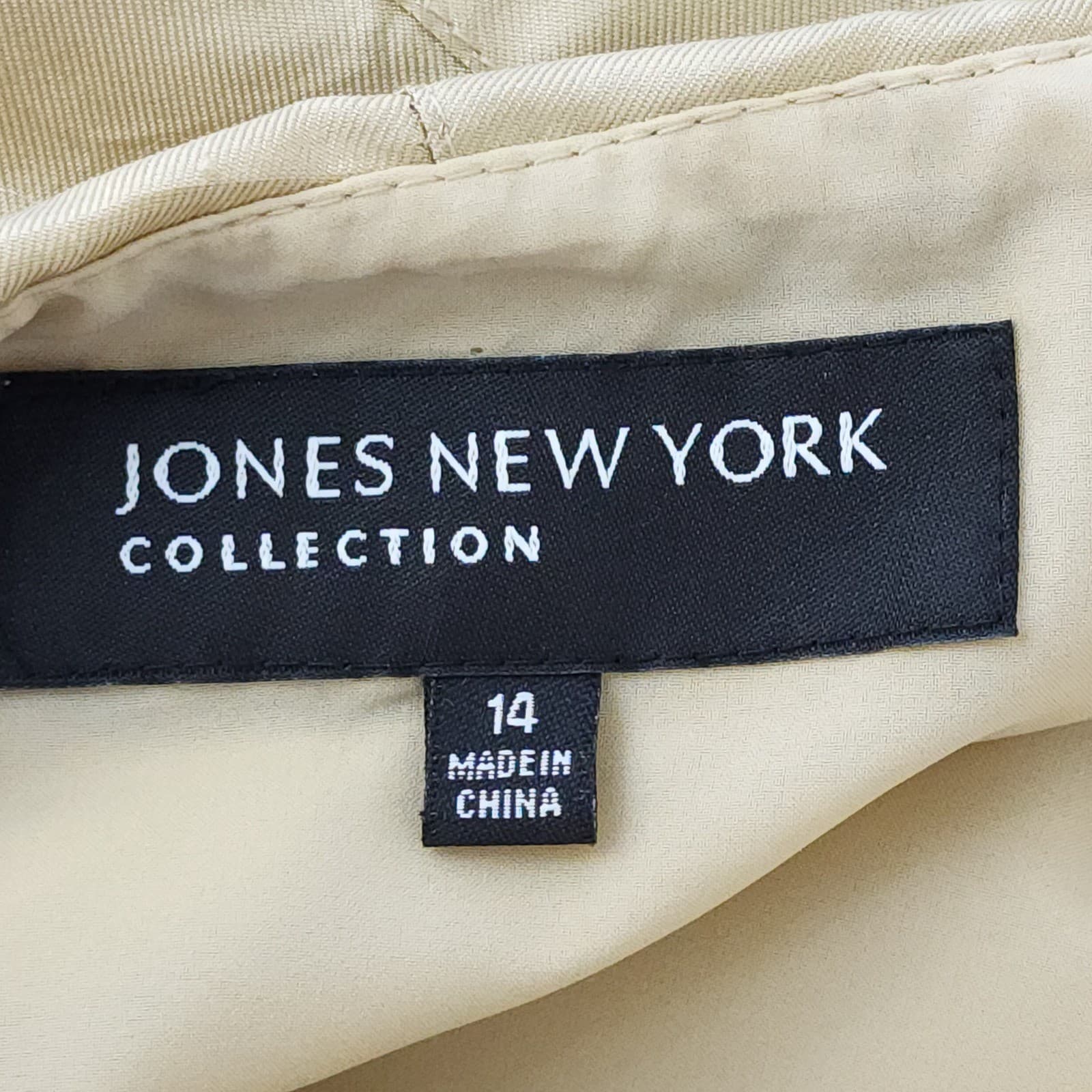 Jones New York Collection Gold Black Botanical Pleated A-Line Skirt Size 14 - Thumbnail 3