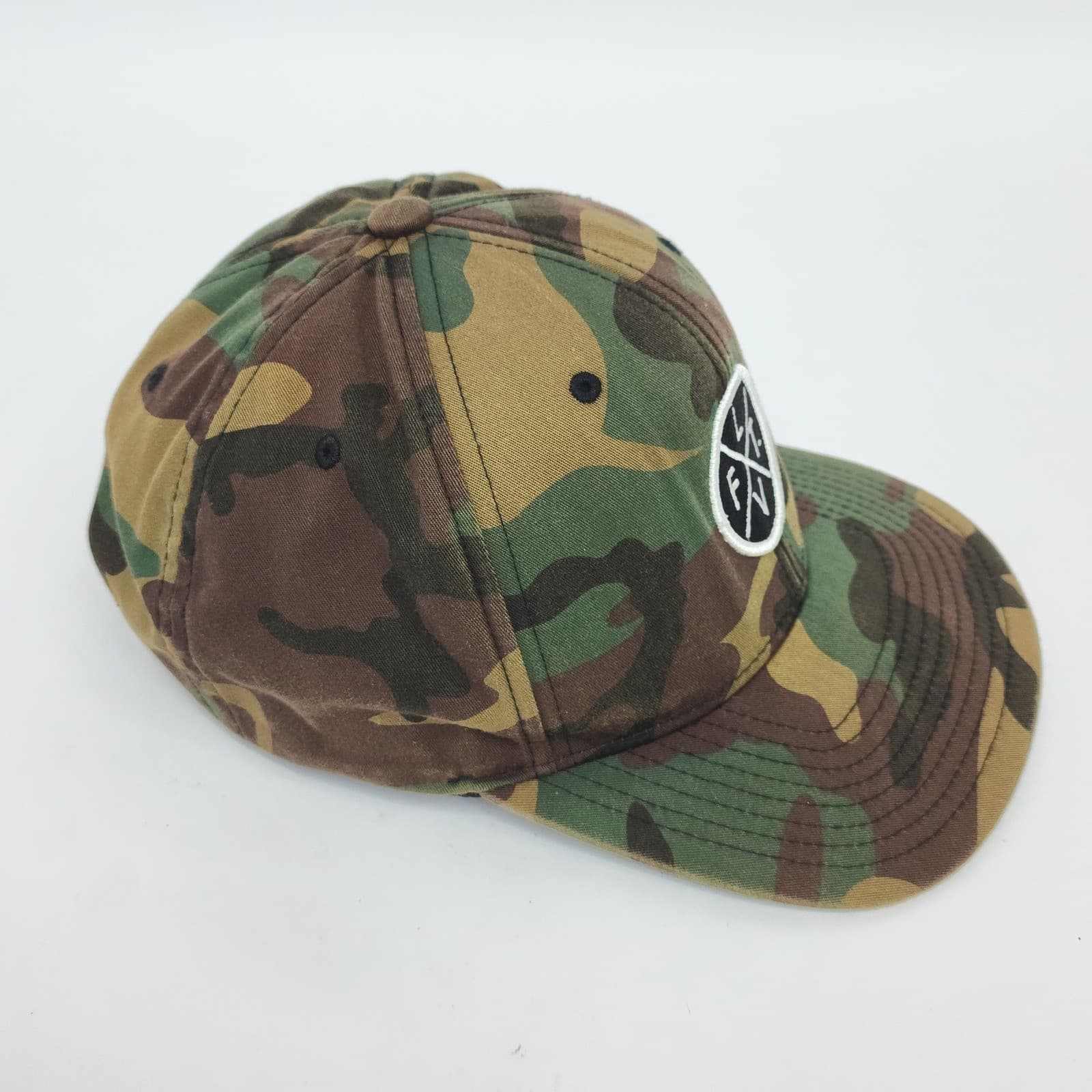 Live Fit Apparel LVFT Camo Snapback Hat Classic Fit Woodland Camouflage Cap - Thumbnail 2