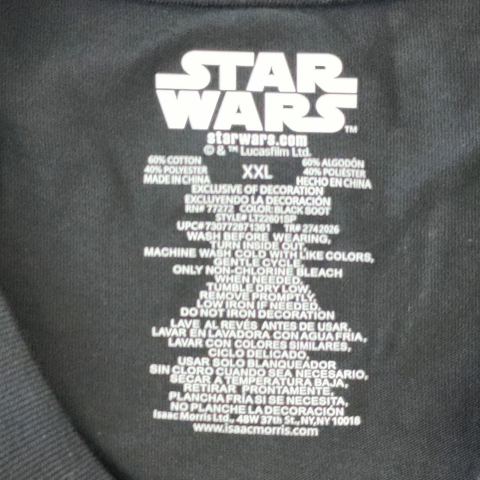 Star Wars The Mandalorian Grogu This Is The Way Black T-Shirt XXL NWT LT22601SP - Thumbnail 3