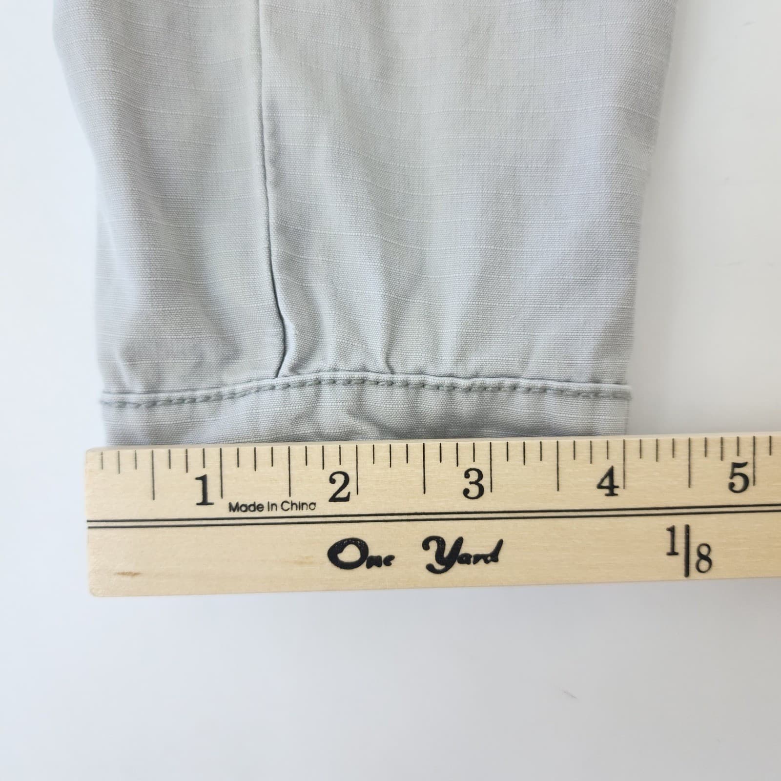 Eddie Bauer Womens Medium Gray Ripstop Utility Military Safari Jacket Pockets - Thumbnail 5