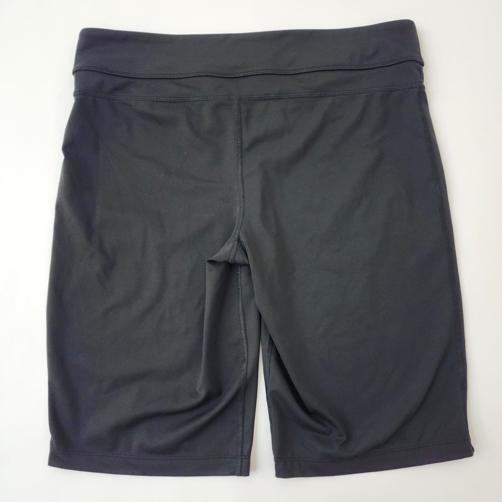 Champion Double Dry Black Athletic Bike Shorts Womens Large Performance Training - Thumbnail 3