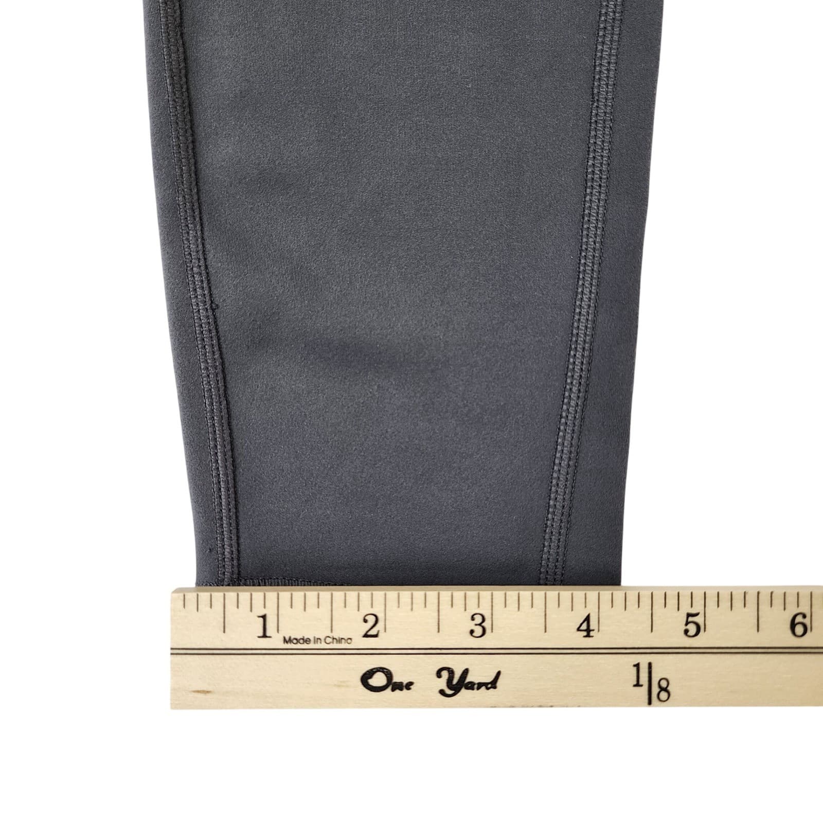In Good State Womens Gray High Waisted Athletic Leggings with Pockets Size M - Thumbnail 6