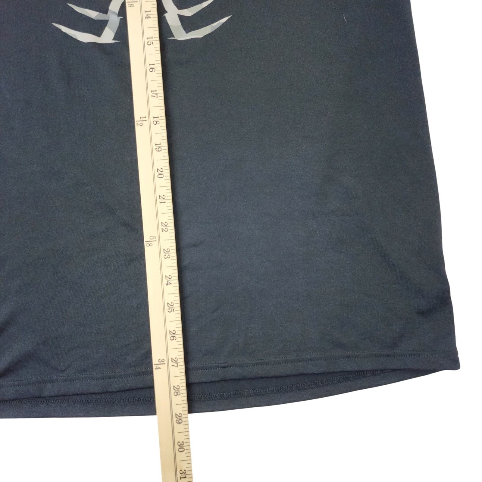 Under Armour Mens HeatGear Basketball Graphic T-Shirt Gray Loose Fit Large - Thumbnail 7