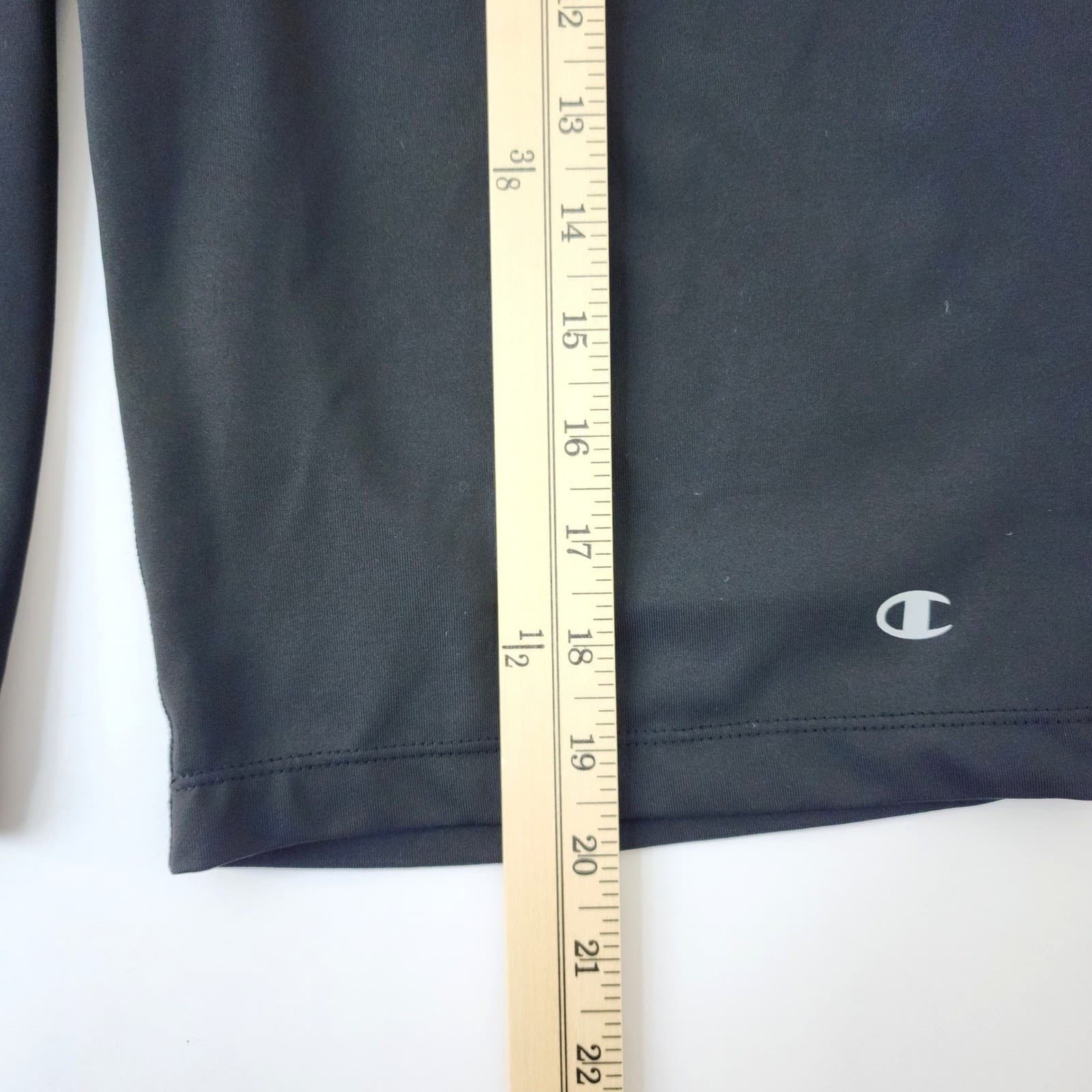 Champion Double Dry Black Athletic Bike Shorts Womens Large Performance Training - Thumbnail 5