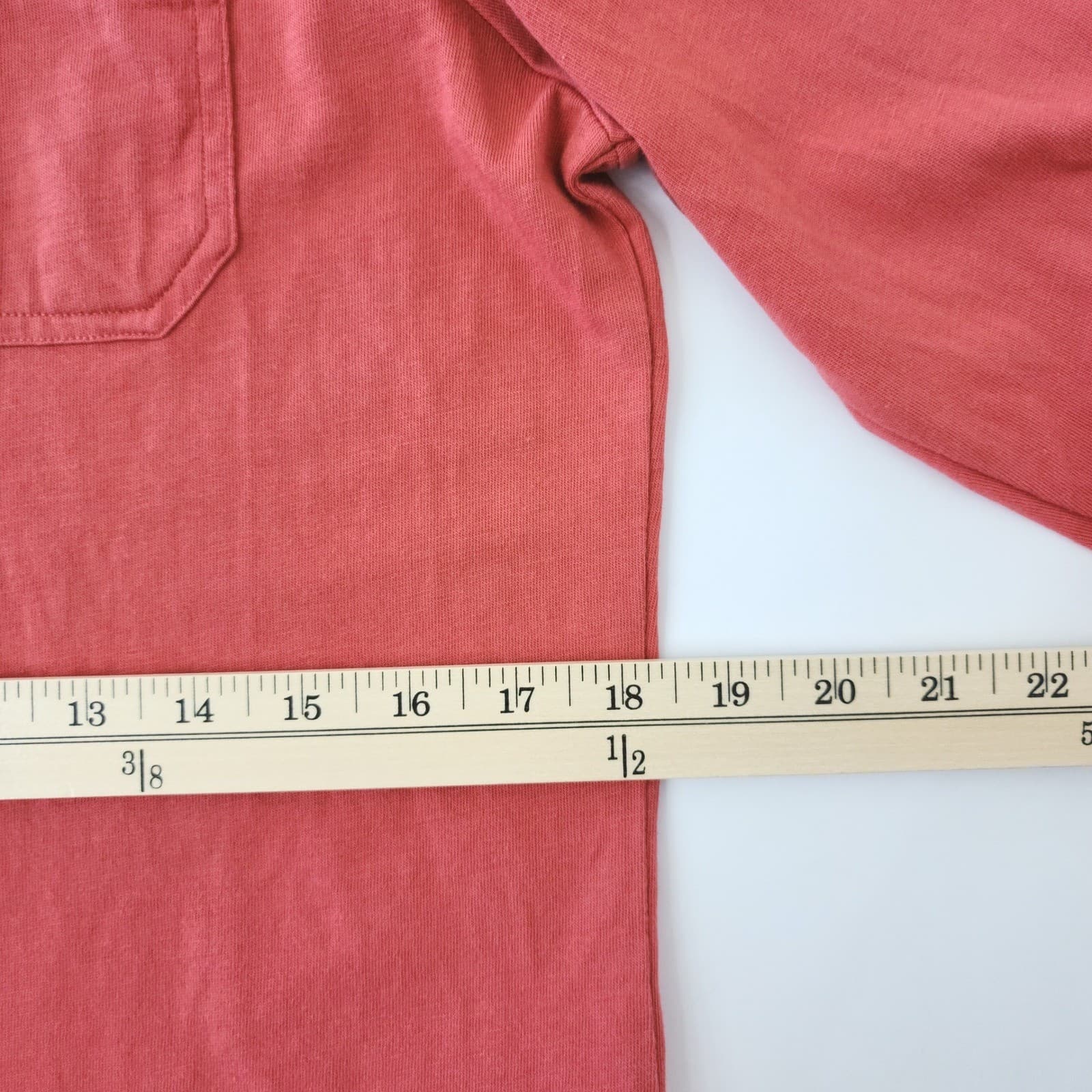 Ariat Rebar Mens Small Rust Orange Long Sleeve Hooded Work Shirt Pocket Hoodie - Thumbnail 4