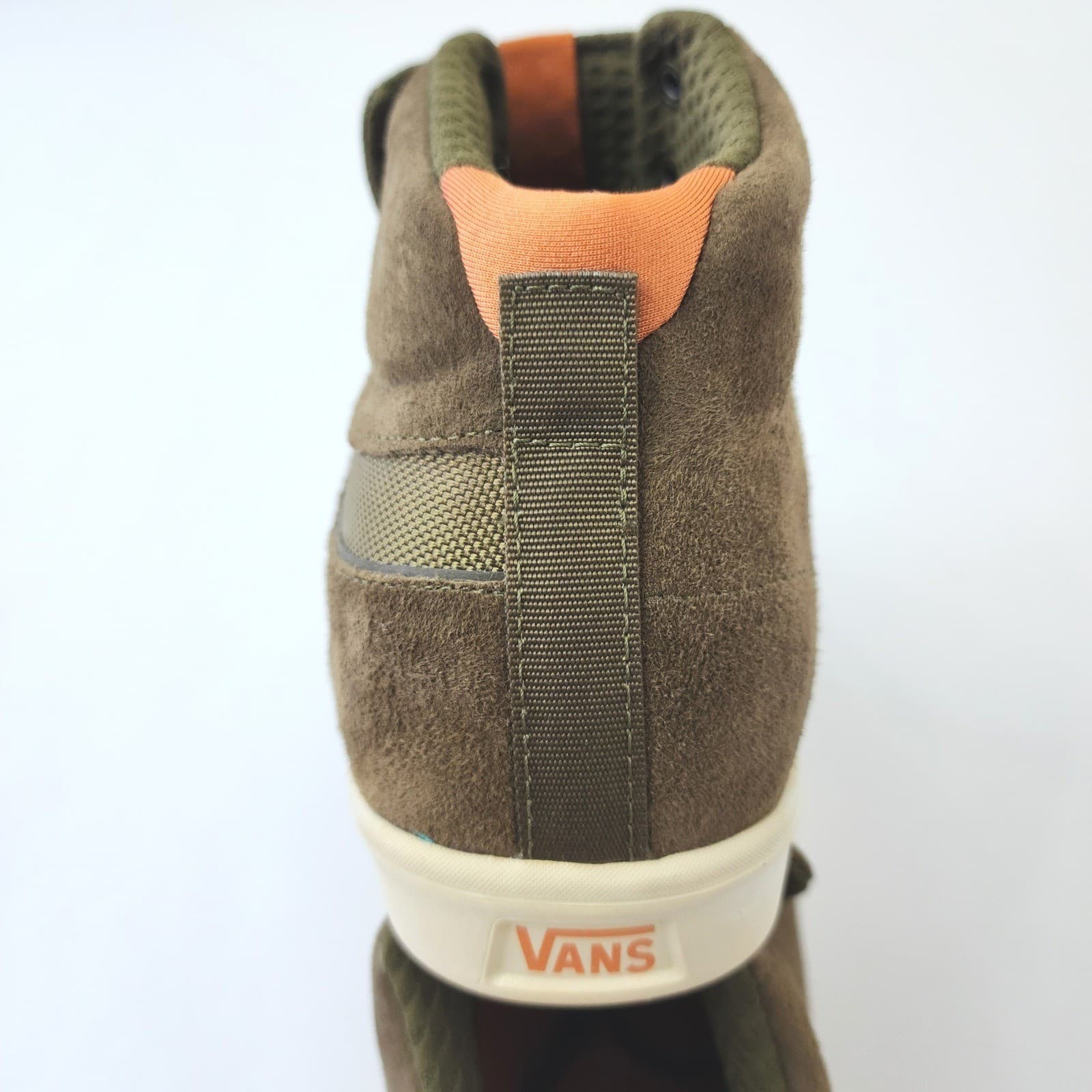 Vans LXVI Graph Olive Brown Suede High Top Sneakers VN-0RRM62Z Men's 9.5 - Thumbnail 5