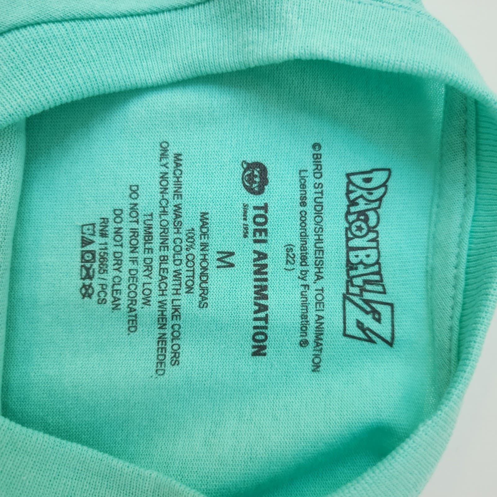 Dragon Ball Z Frieza Forms Graphic T-Shirt Mens Medium Teal Anime Cotton TS 64 - Thumbnail 2