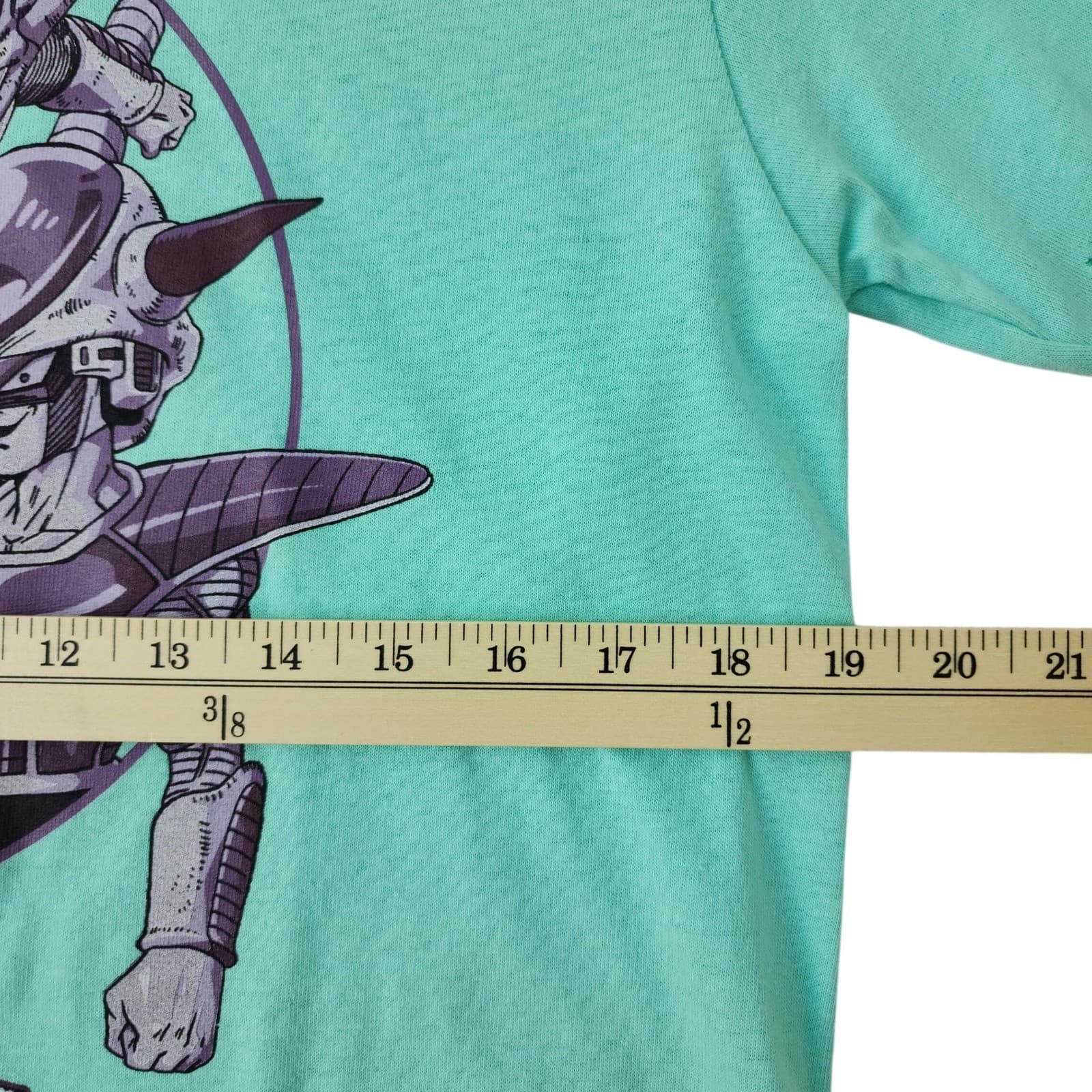 Dragon Ball Z Frieza Forms Graphic T-Shirt Mens Medium Teal Anime Cotton TS 64 - Thumbnail 5