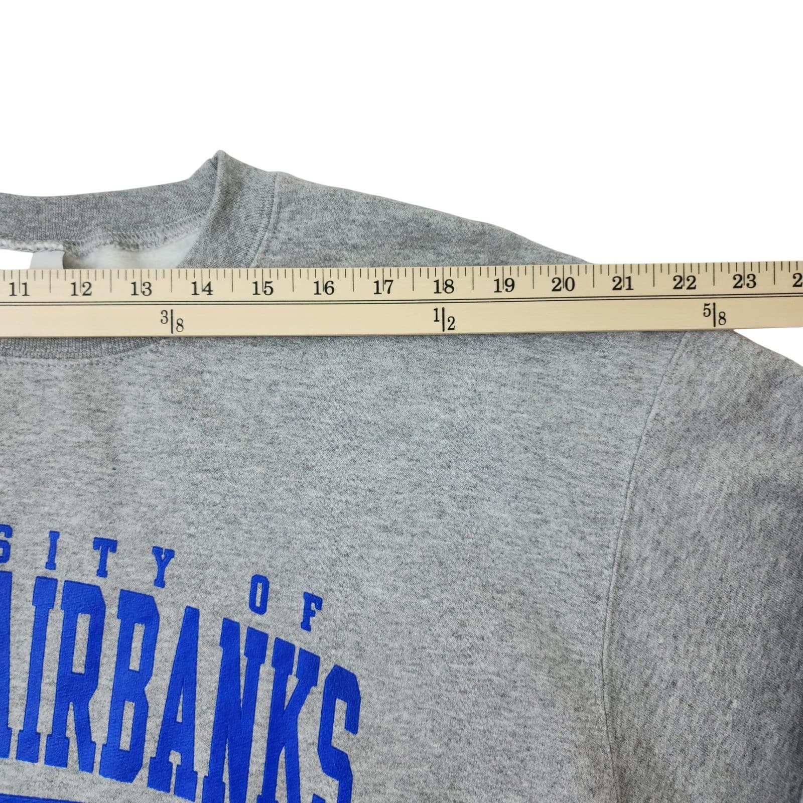 Champion University of Alaska Fairbanks Alumni Sweatshirt Gray Mens Large UAF - Thumbnail 3
