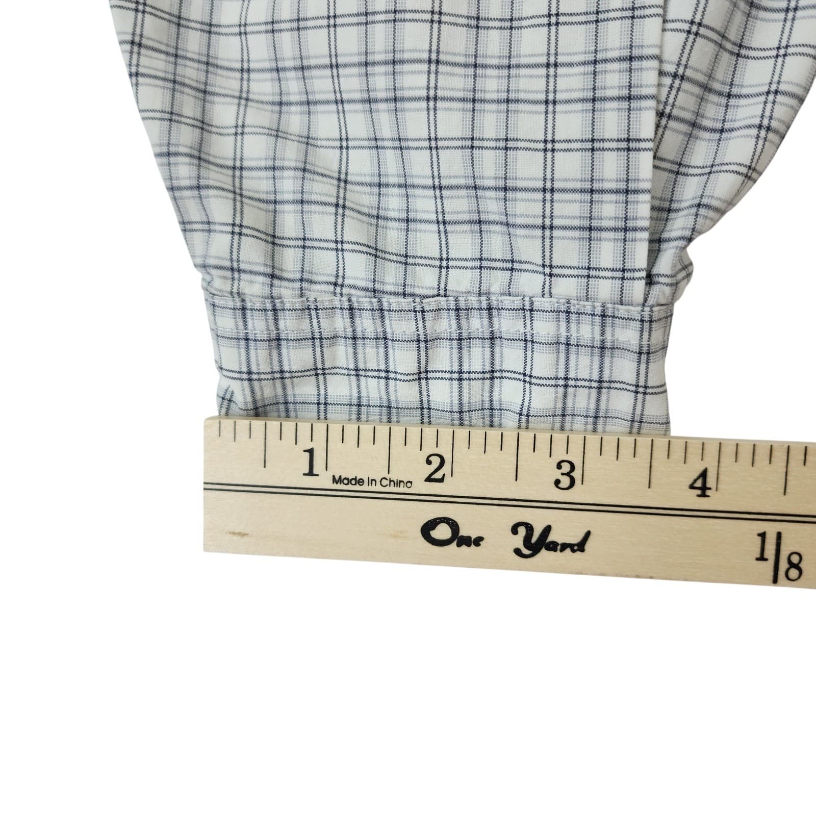 Eddie Bauer Mens XL Long Sleeve Button Down Shirt Blue White Grid Check Cotton - Thumbnail 8