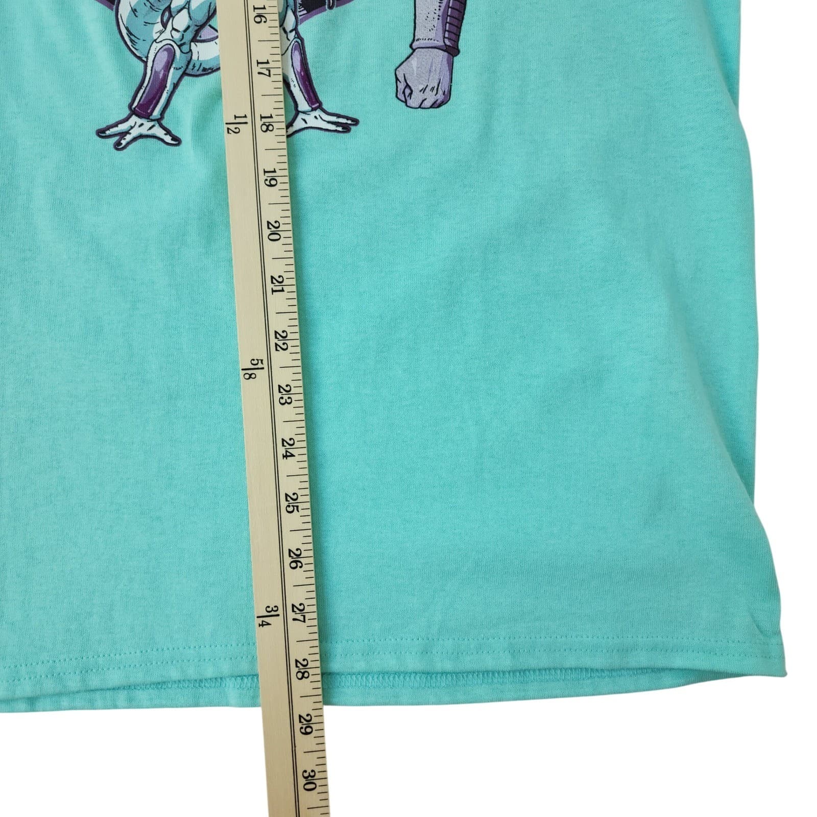 Dragon Ball Z Frieza Forms Graphic T-Shirt Mens Medium Teal Anime Cotton TS 64 - Thumbnail 4